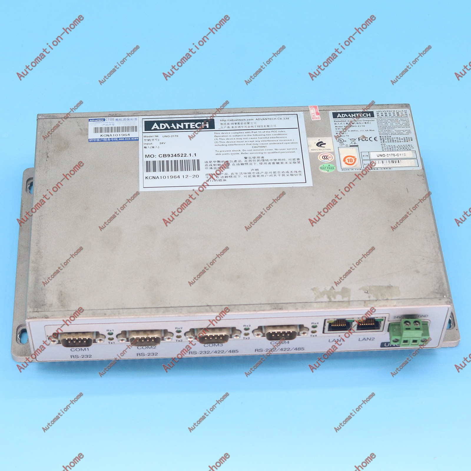 one used ADVANTECH UNO-2170-C11E Industrial motherboard spot stock #YP1