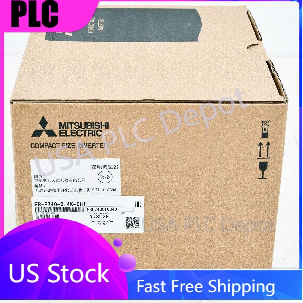FR-E740-0.4K-CHT NEW NEW MITSUBISHI COMPACT FREQUENCY INVERTER PLC MODULE