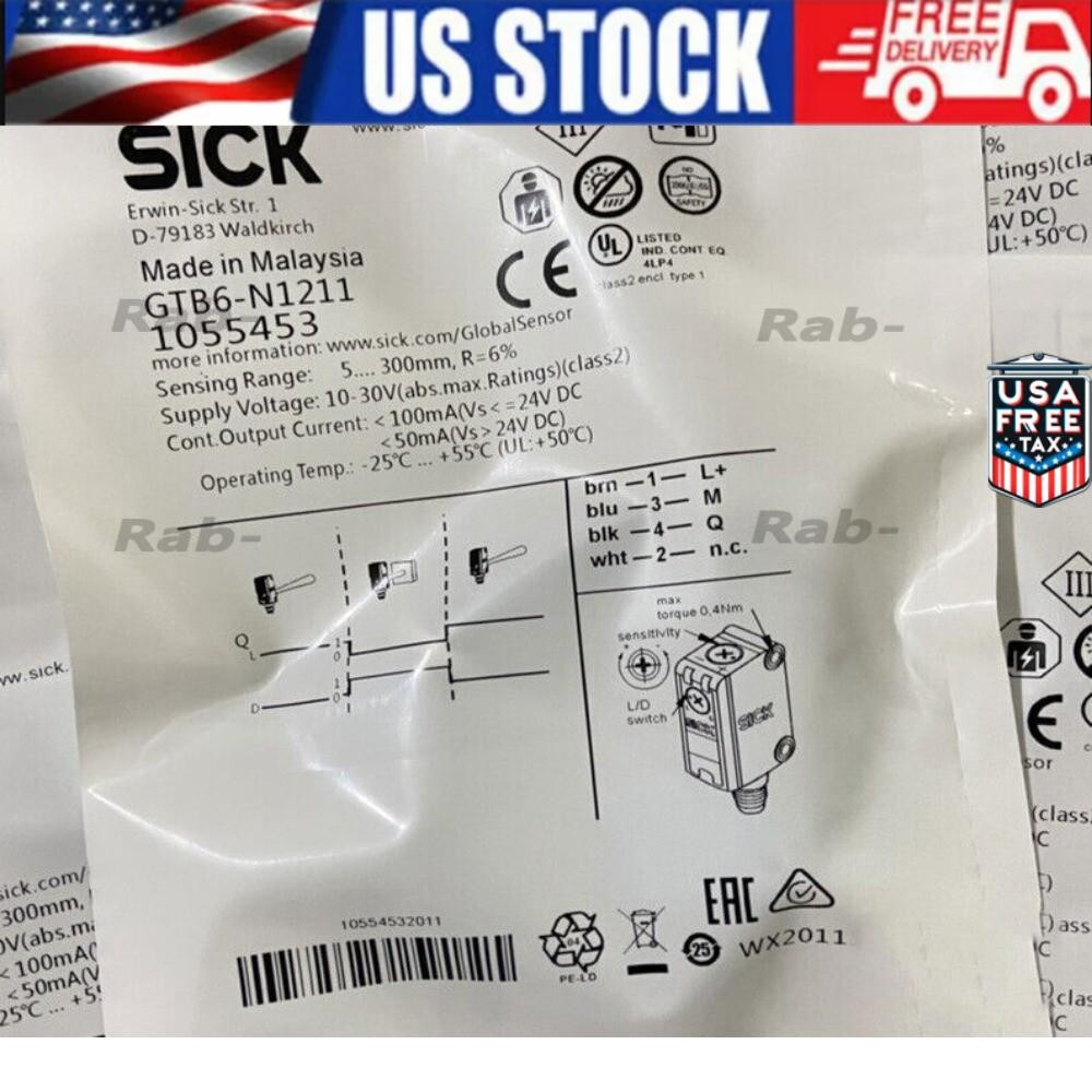 US FREE TAX Sick GTB6-N1211 GTB6N1211 1052441 Photoelectric