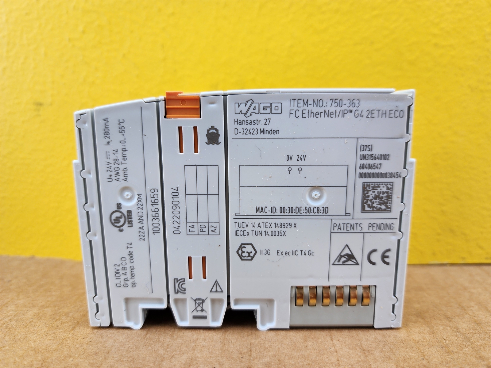 NEW Wago 750-363 Fieldbus Coupler EtherNet/IP