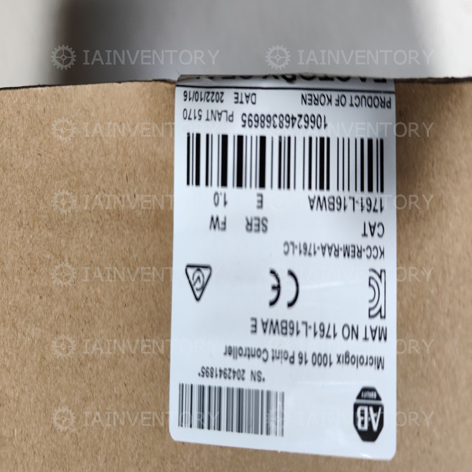 1PC NEW Allen-Bradley 1761-L16BWA Warranty Included Fast Delivery