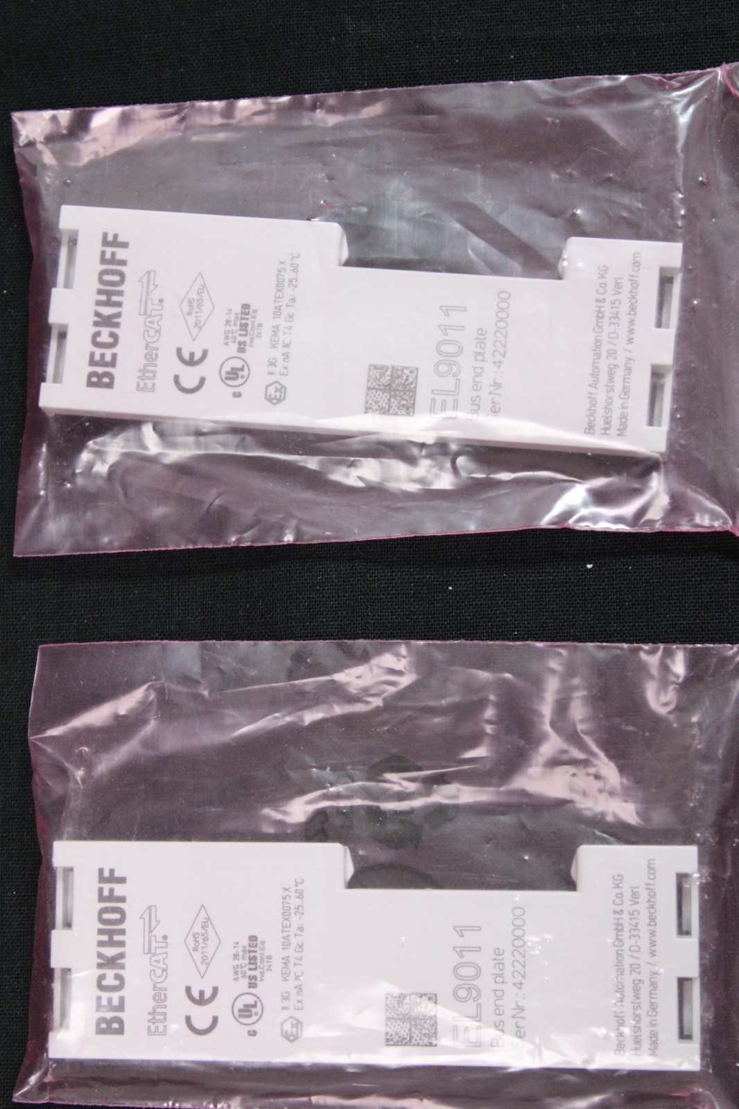 QTY2 BECKHOFF EL9011 PLC MODULE TERMINAL END BUSS COVERS NEW FAST SHIPPING USA