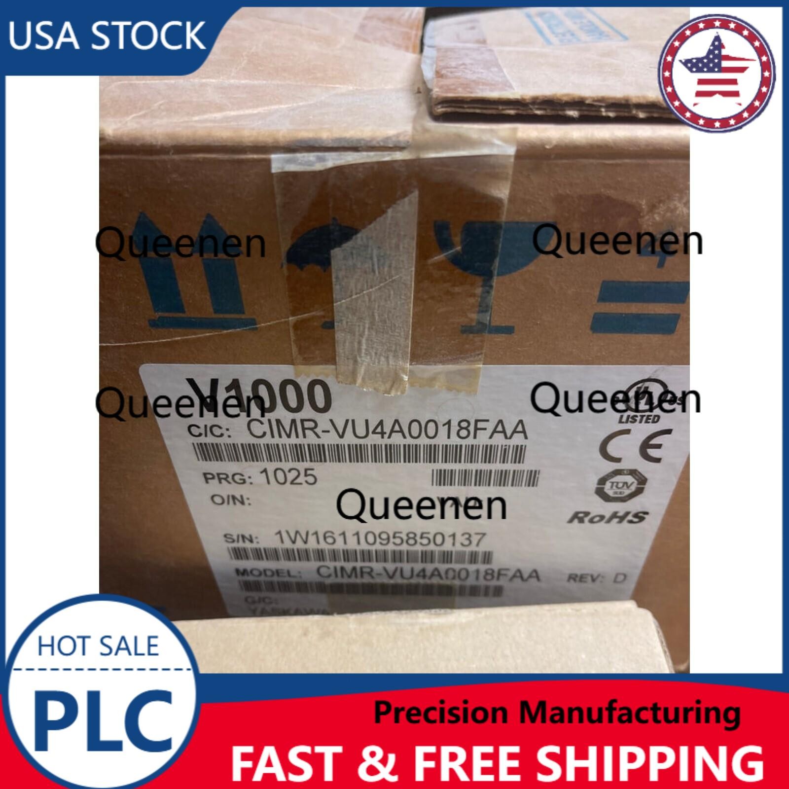 US FREE TAX Yaskawa CIMR-VU4A0018FAA Inverter CIMRVU4A0018FAA 1PC