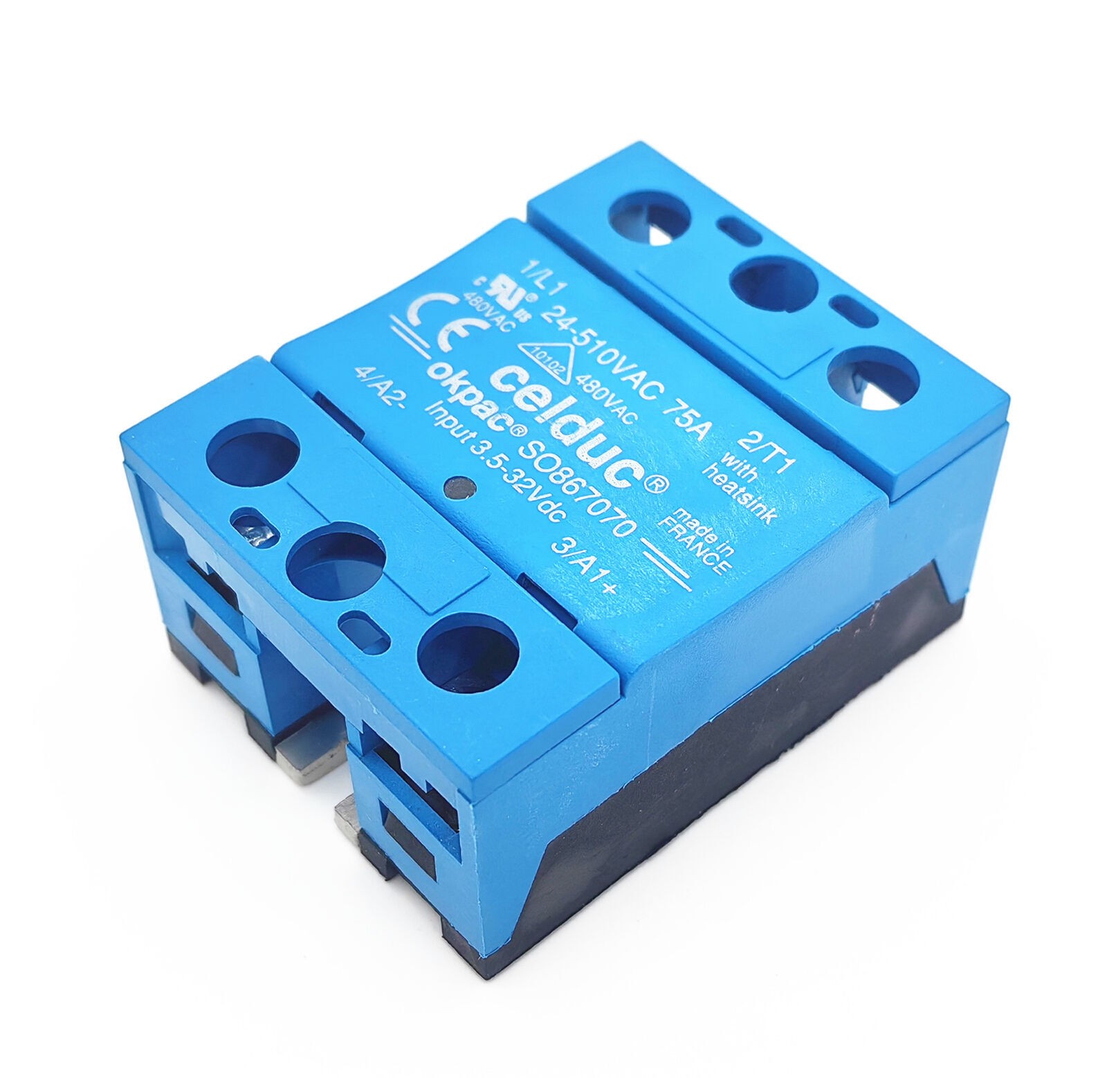 For CELDUC solid state relay SO867070 input 3-32VDC OUTPUT 12-280VAC