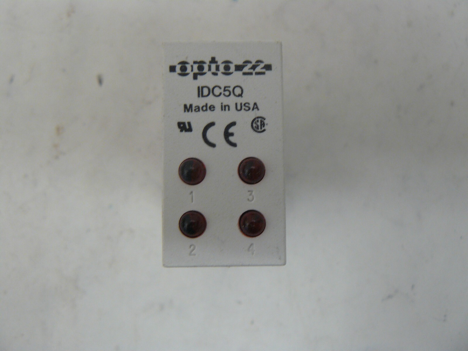 Opto 22 IDC5Q Quad Pak 4-channel AC/DC Input 12–32 VAC/10–32 VDC 5 VDC Logic new