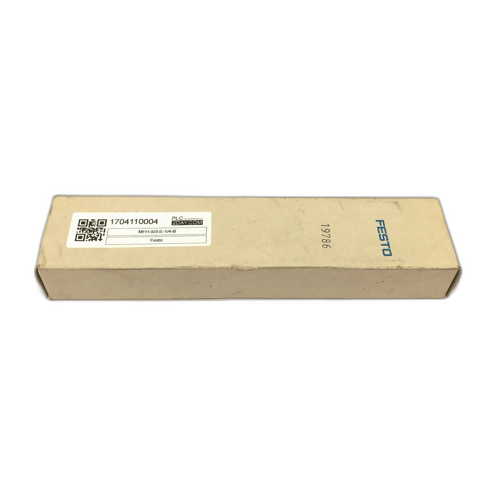 FESTO MFH-5/3-E-1/4-B 19786 RO02 Solenoid Valve New in stock at PLC2DAY