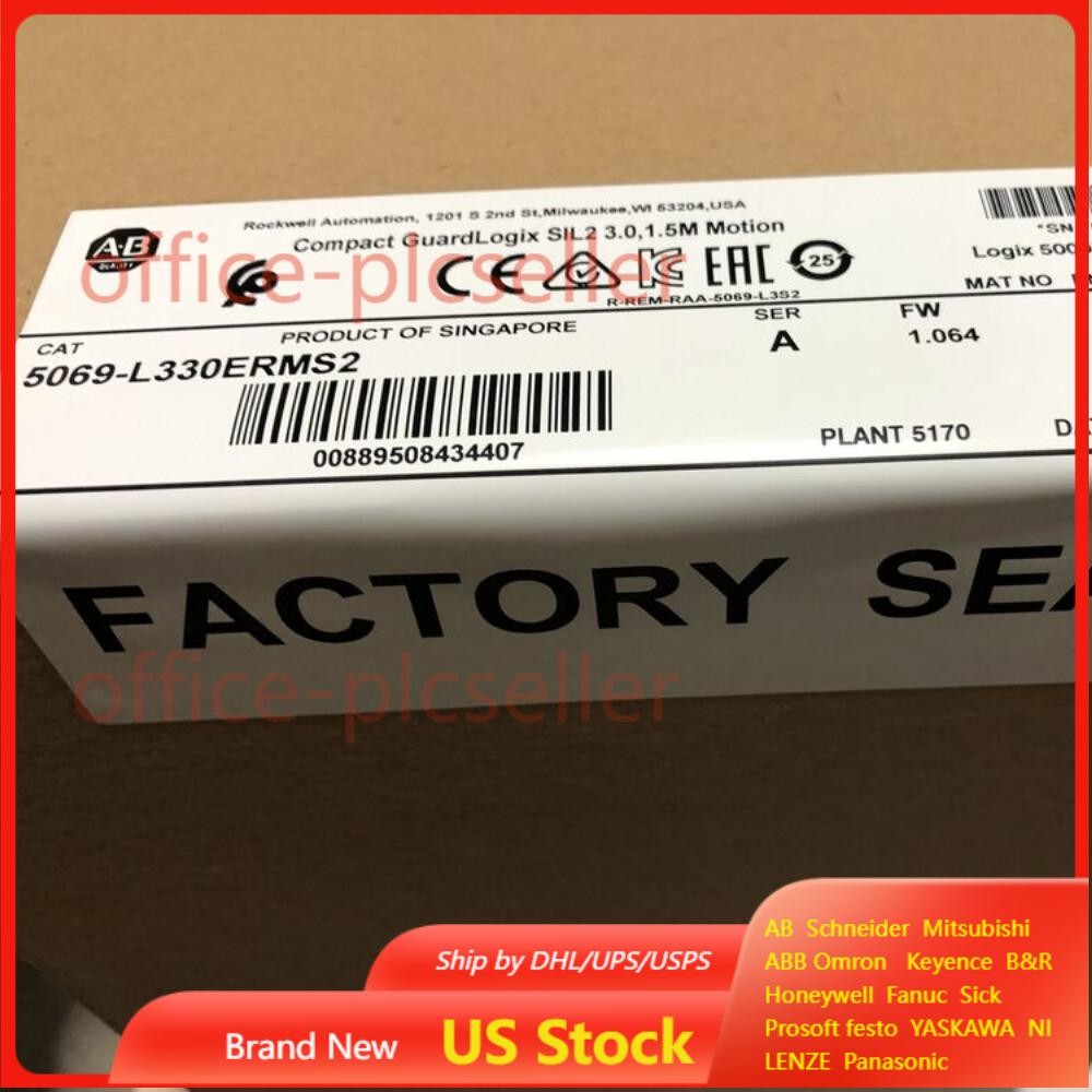 5069-L330ERMS2 Compact GuardLogix SIL2 Motion New AB Processor AB