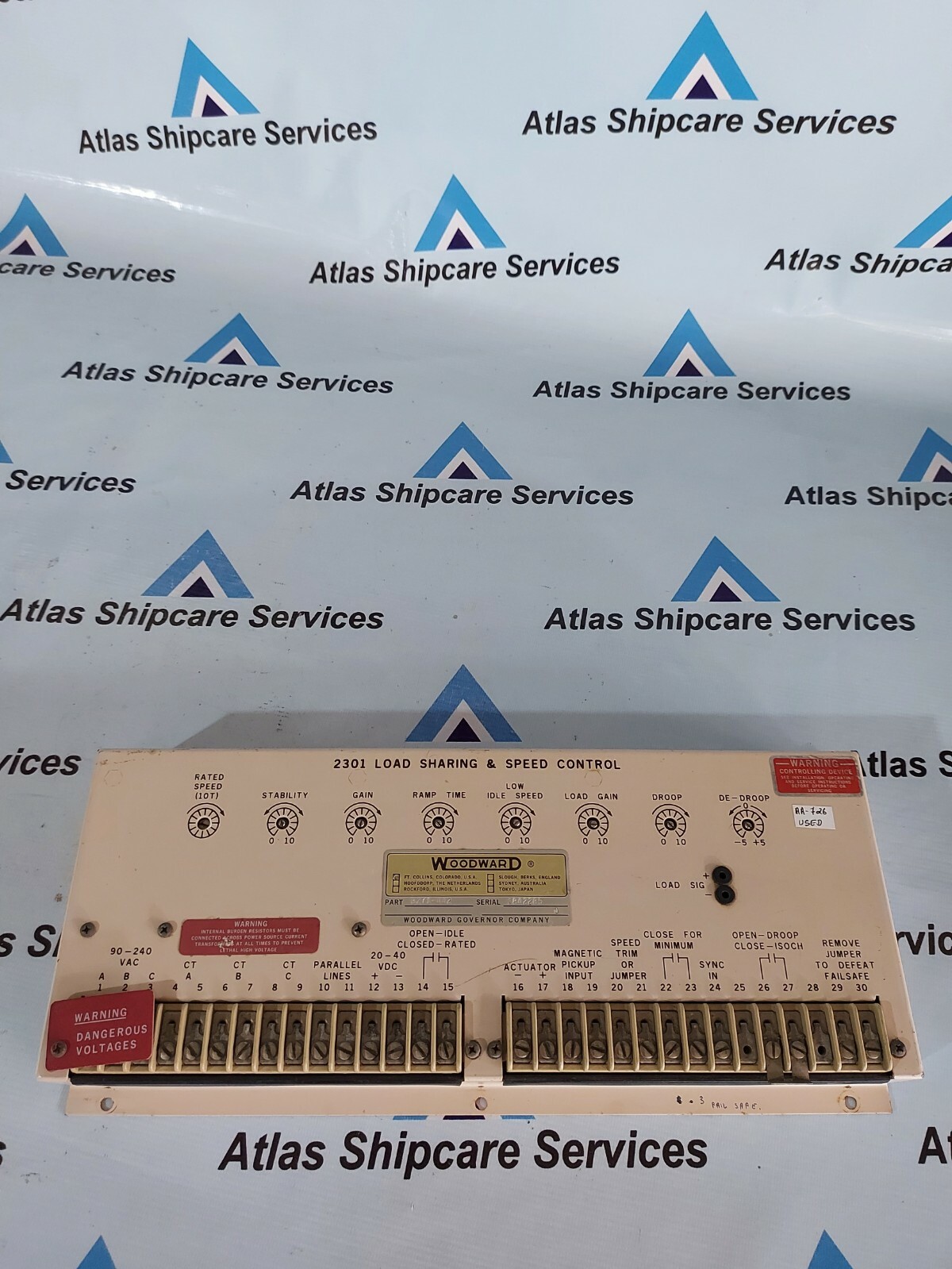 WOODWARD 8271-442 2301 LOAD SHARING & SPEED CONTROL REV.J