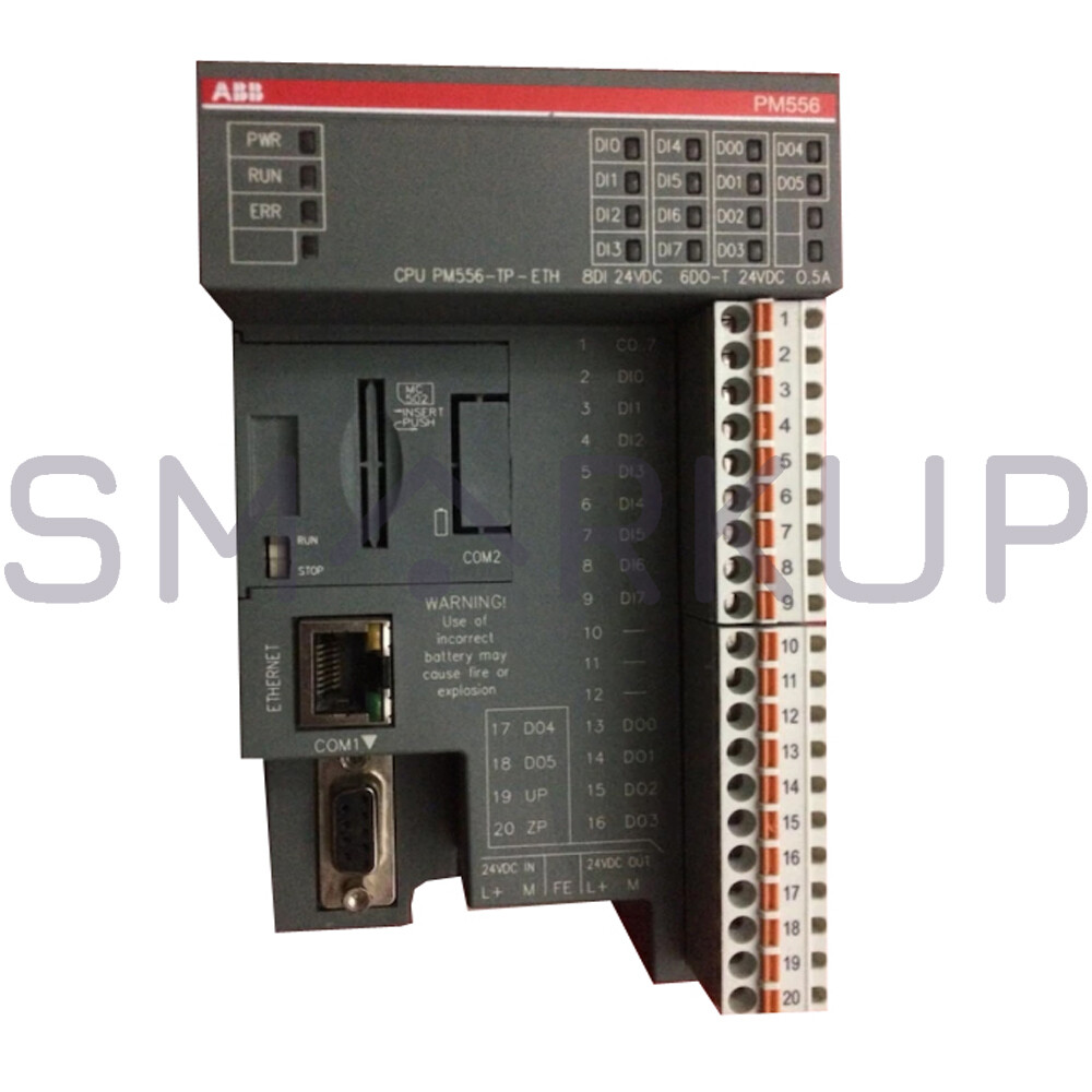 Used & Tested ABB PM556-TP-ETH 512KB Central Processing Unit Ethernet Module