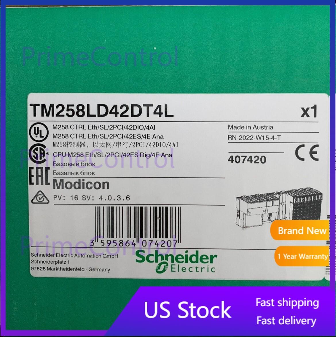 For NEW Schneider TM258LD42DT4L PLC programmable contro Original and authent