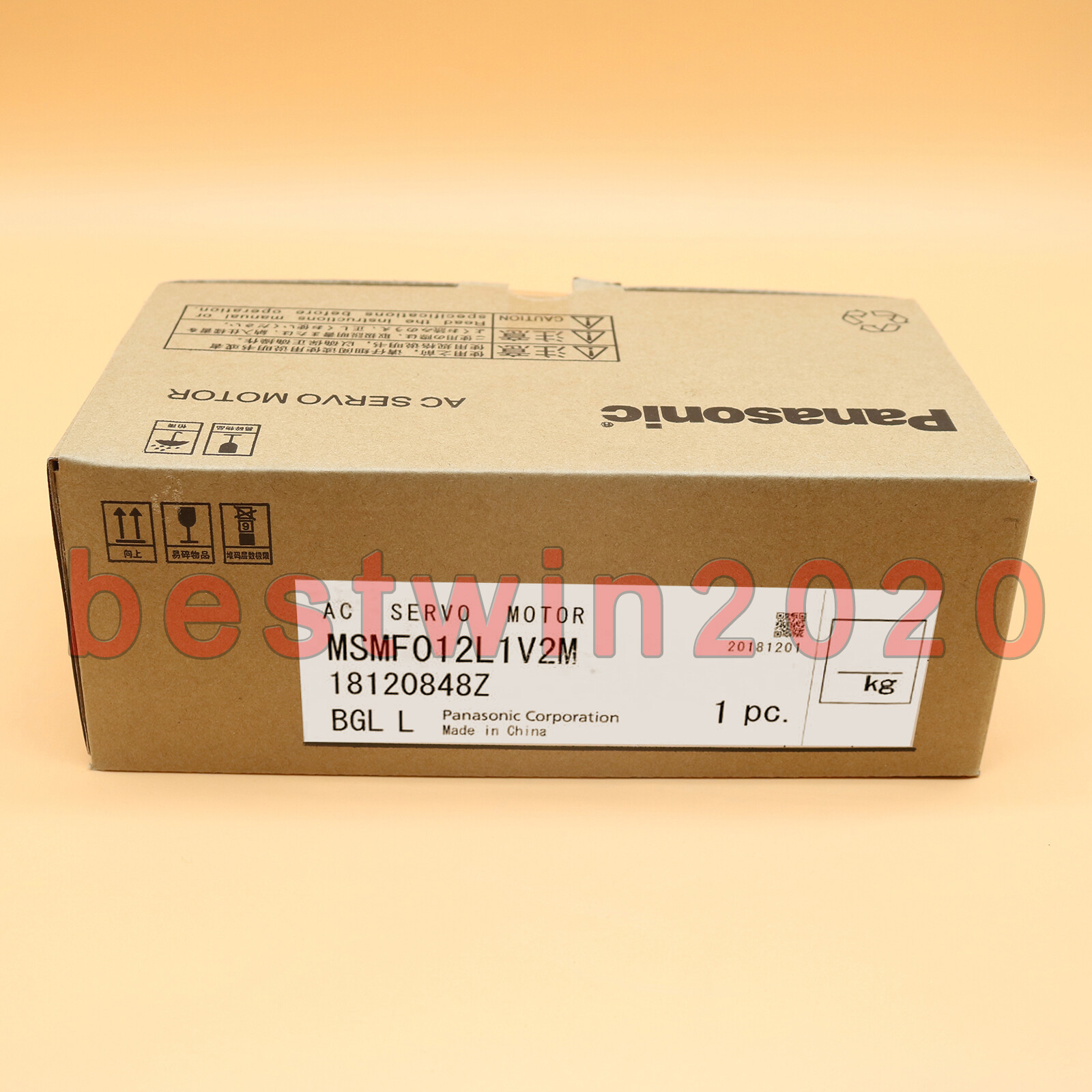 For Panasonic MSMF012L1V2M New AC Servo Motor Free Shipping