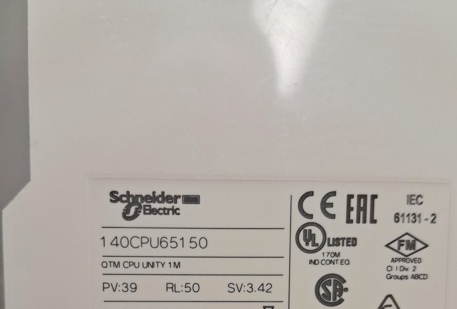 Schneider Electric/ Modicon Quantum 140CPU65150 Pentium Controller! Tested
