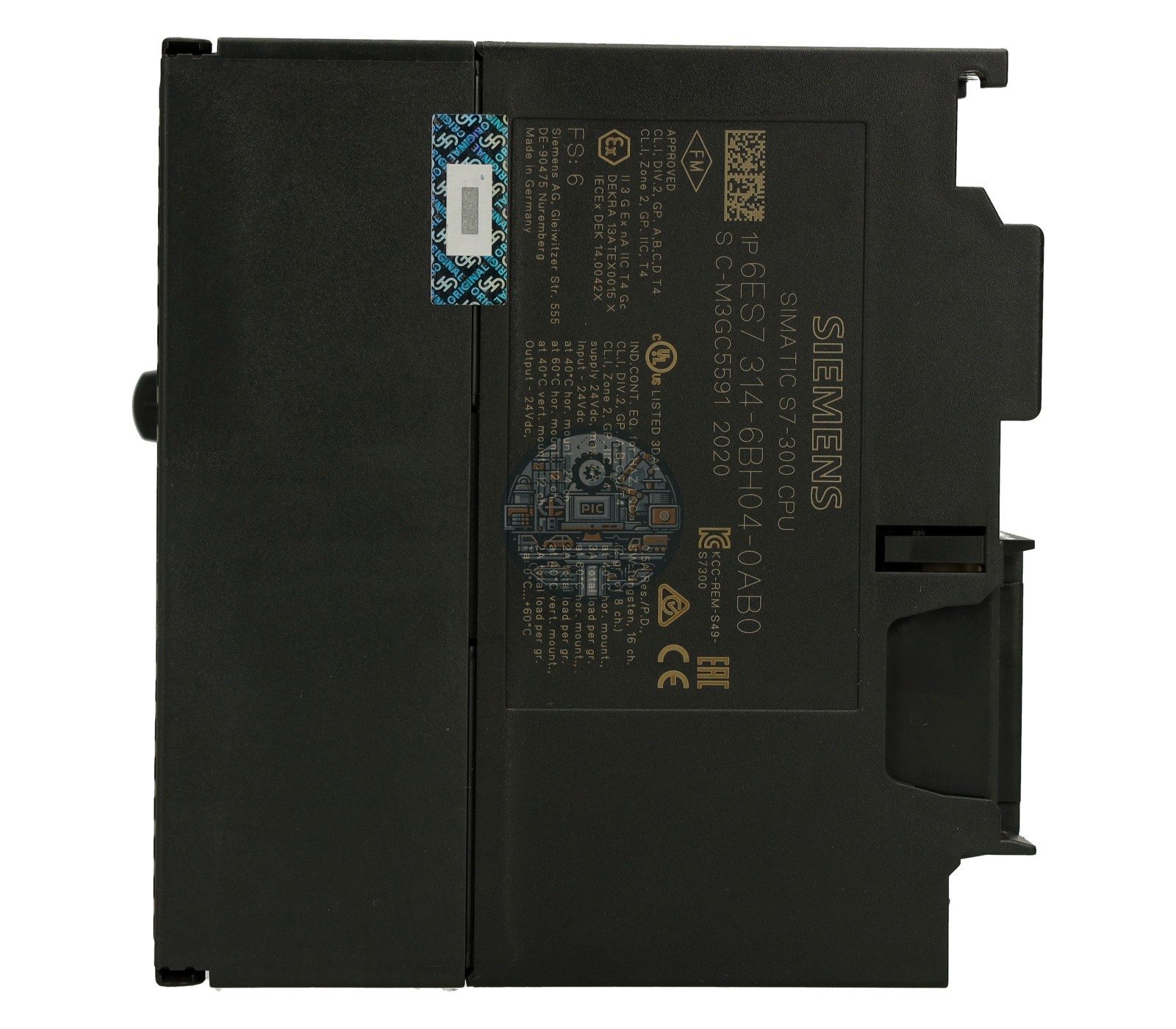 SIMATIC S7-300, CPU 314C-2 PTP – 6ES7314-6BH04-0AB0 -REAR BRACKET BROKEN-
