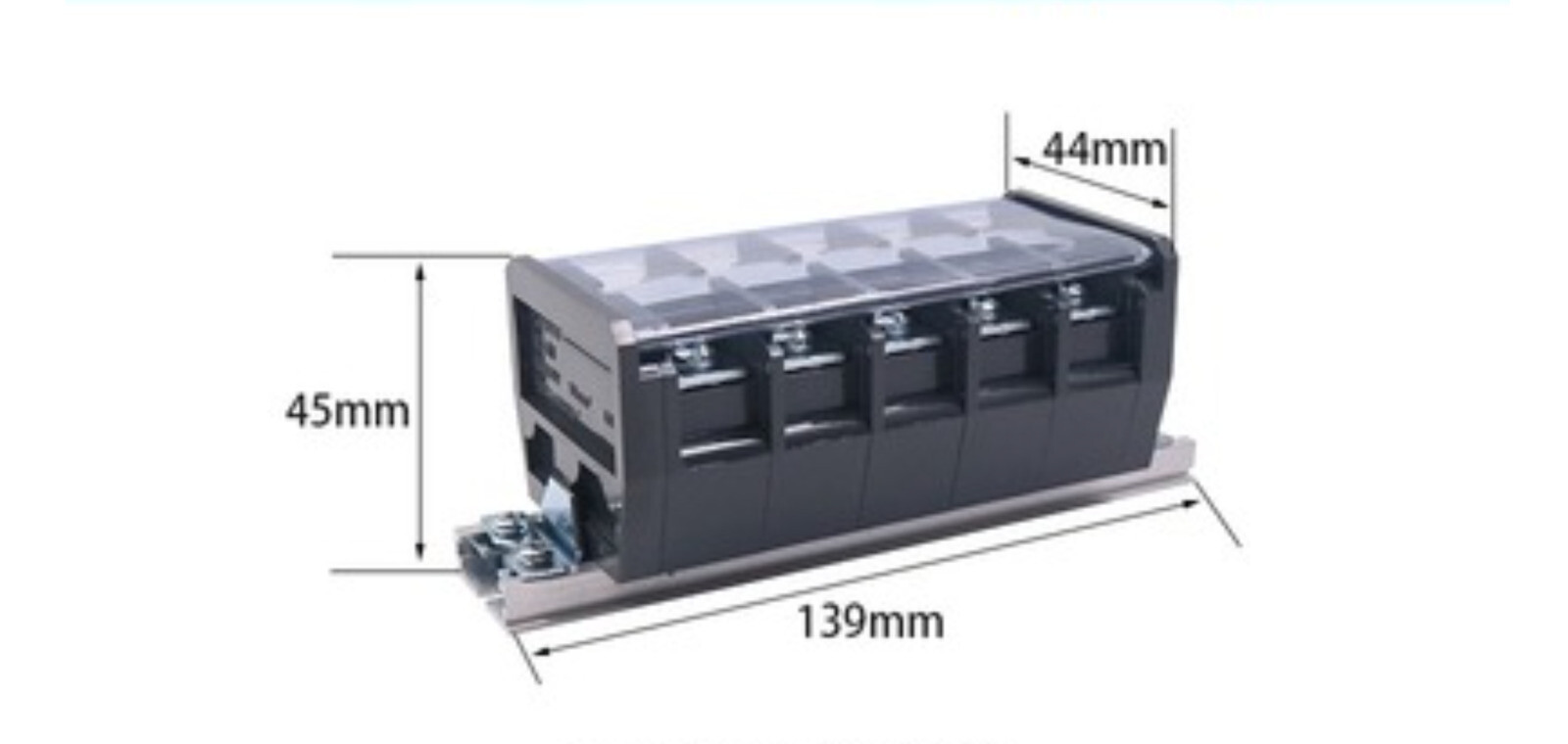 1 PCS NEW CHINT TD Series Connecting Terminal TD-6005 60A Free Shipping