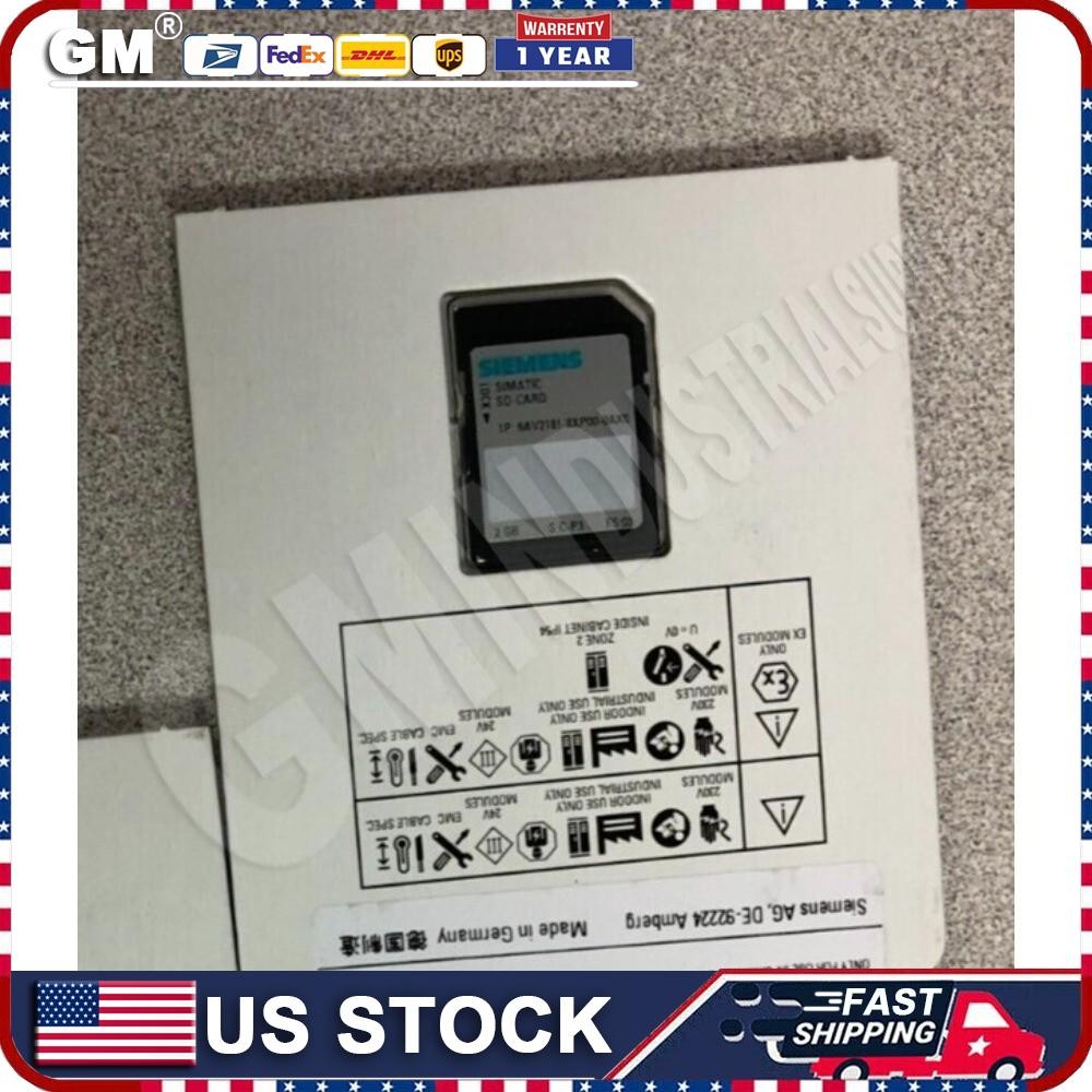 New Siemens 6AV2 181-8XP00-0AX0 6AV2181-8XP00-0AX0 SIMATIC SD memory card 2 GB