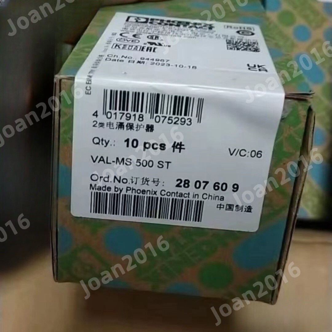 10PCS PHOENIX CONTACT VAL-MS 500 ST-2807609 Surge protective device