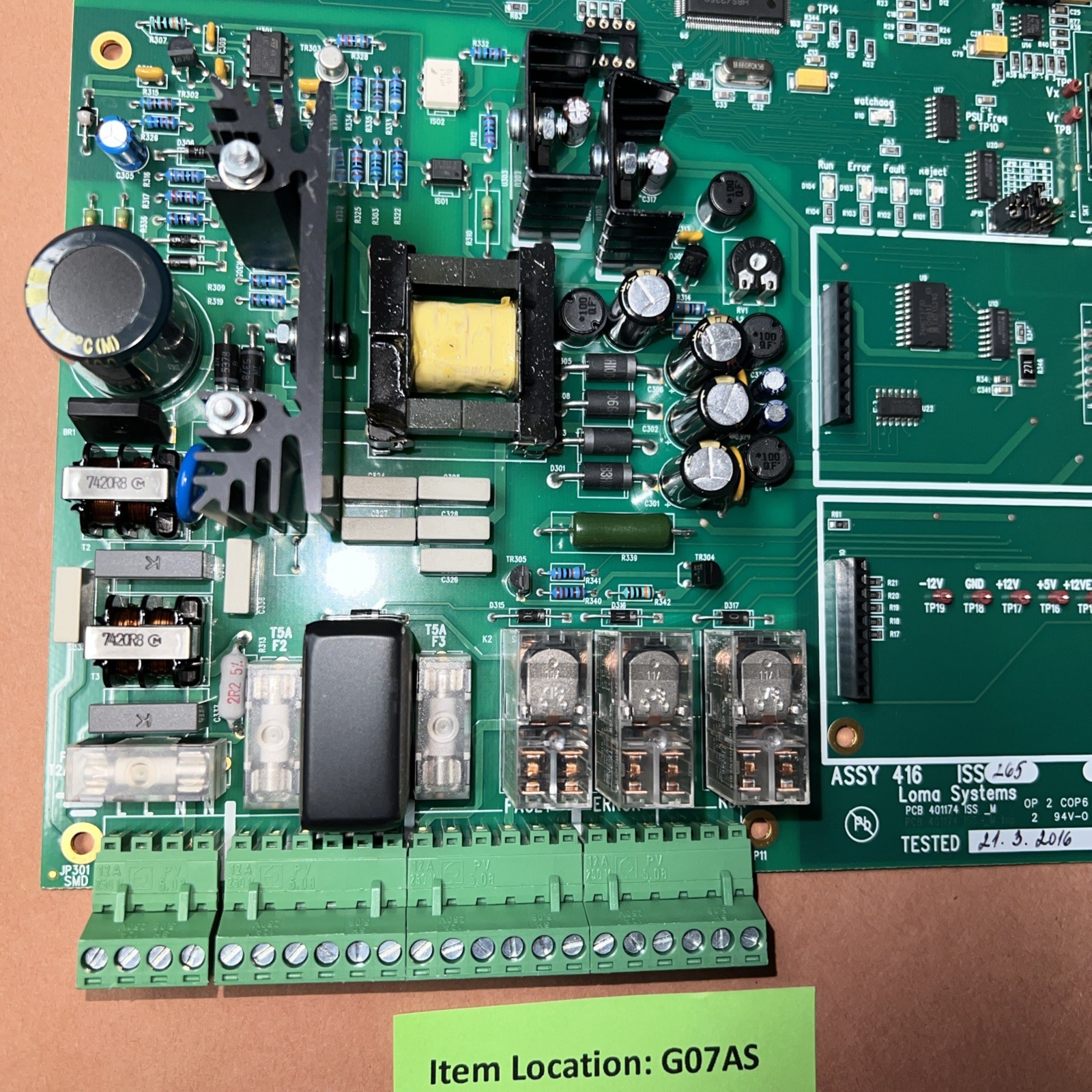 LOMA 416265 PCB CONTROL BOARD ASSEMBLY