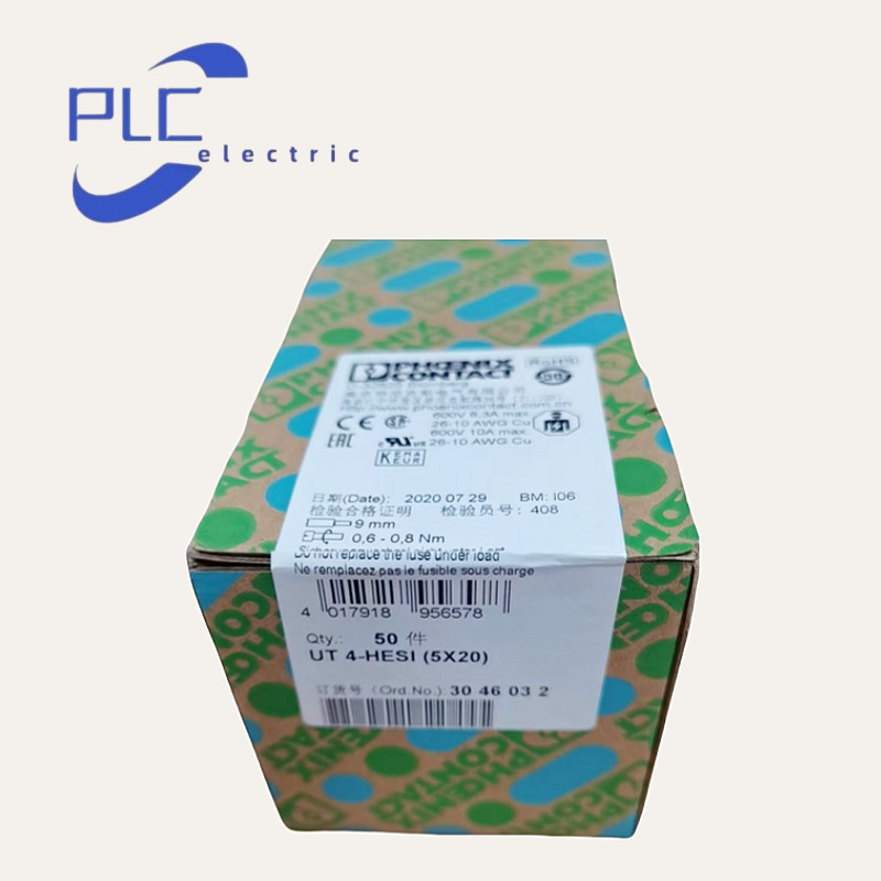 3046032 10PCS NEW Phoenix UT 4-HESI 5X20 Fuse Terminal Terminal 500V 6.3A #F