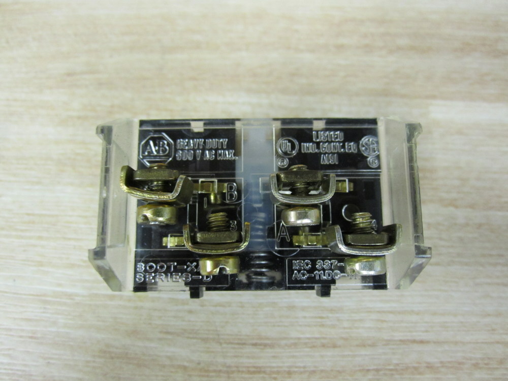 Allen Bradley 800T-XA Contact Block 800TXA W/Hardware (Pack of 3)