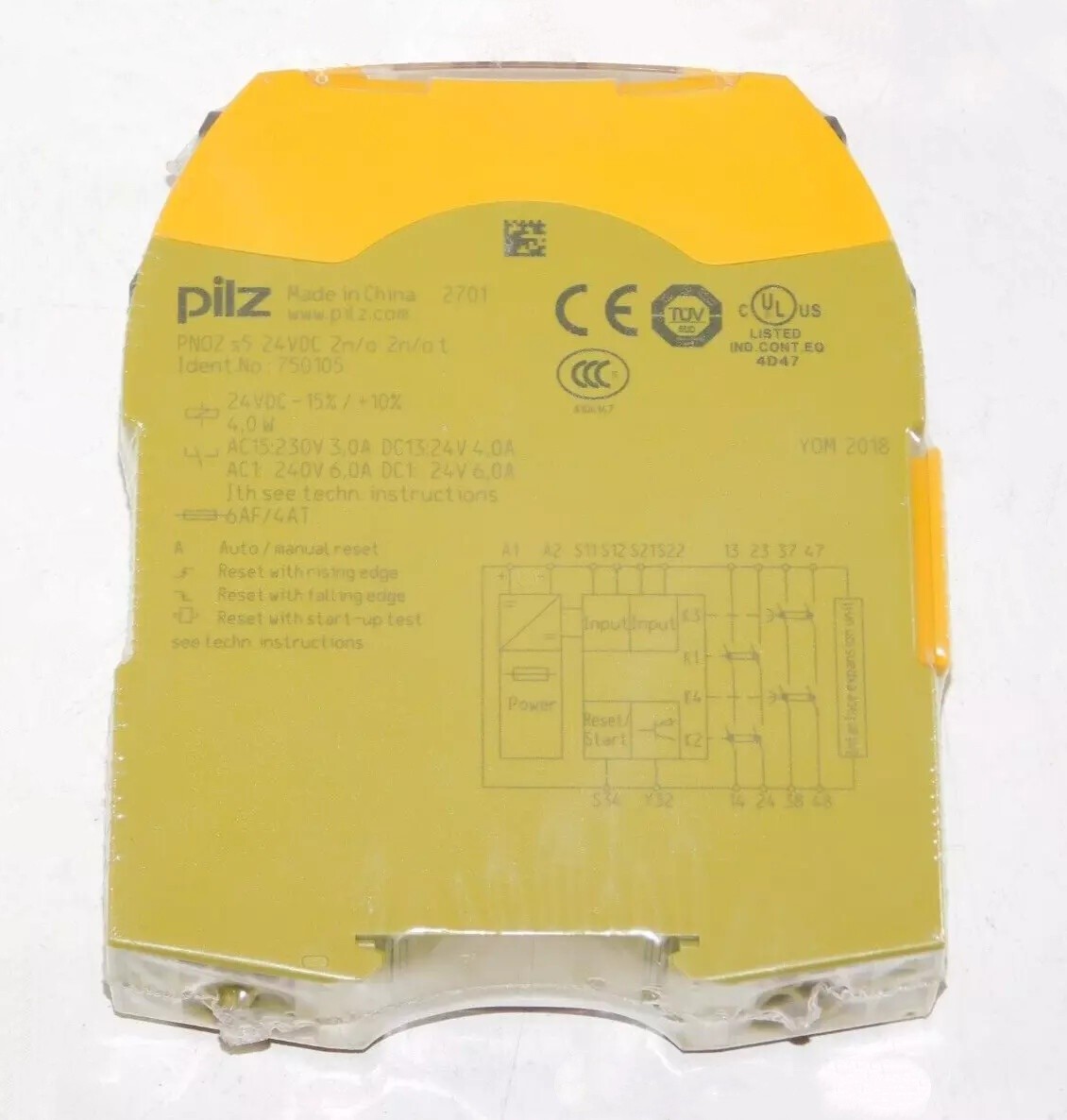 750105 NEW MUSHROOM PNOZ S5 750105 Safety Relay
