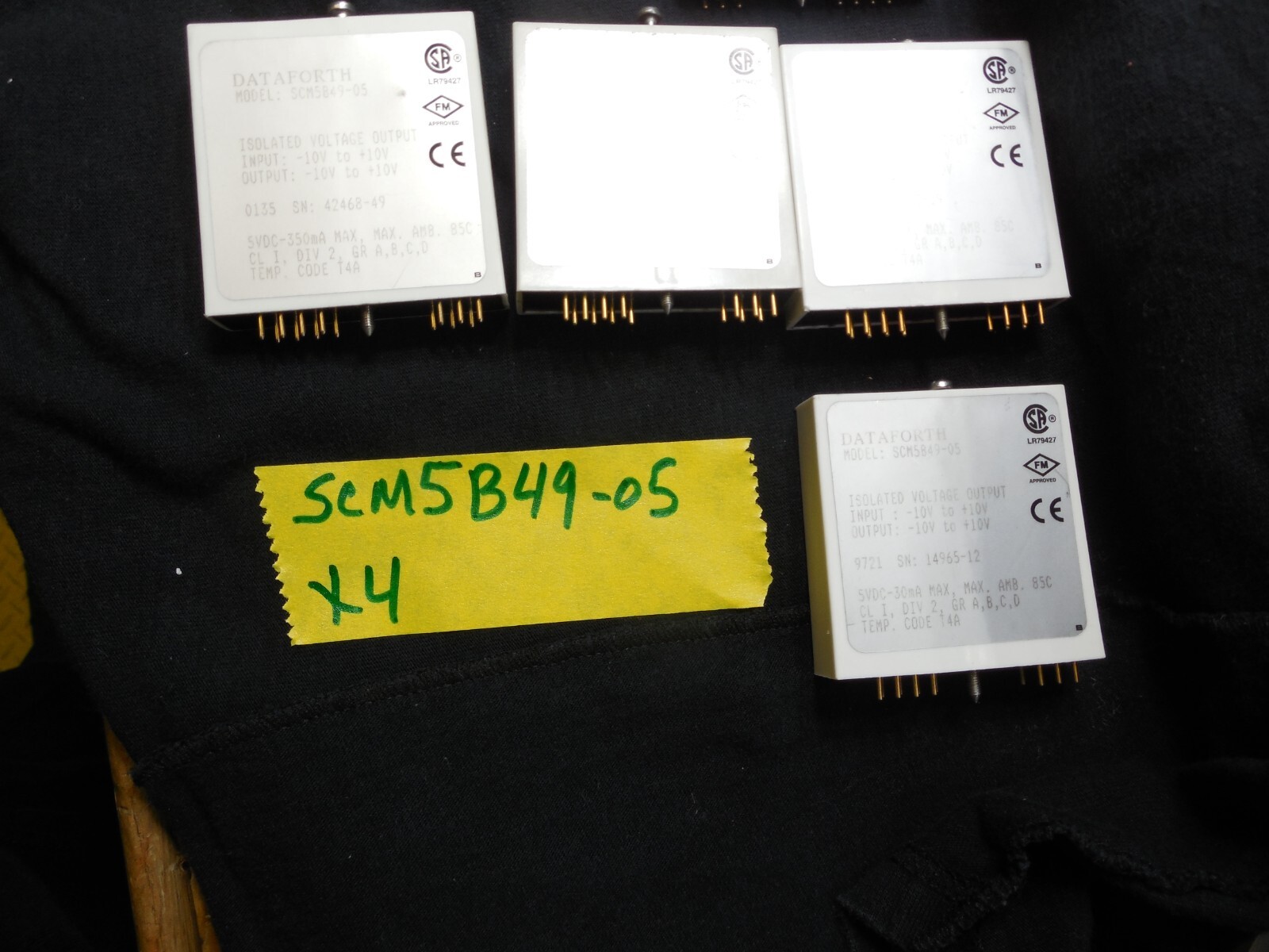 Analog Devices DATAFORTH Modules Isolated Type K T Voltage input Output Lot 16