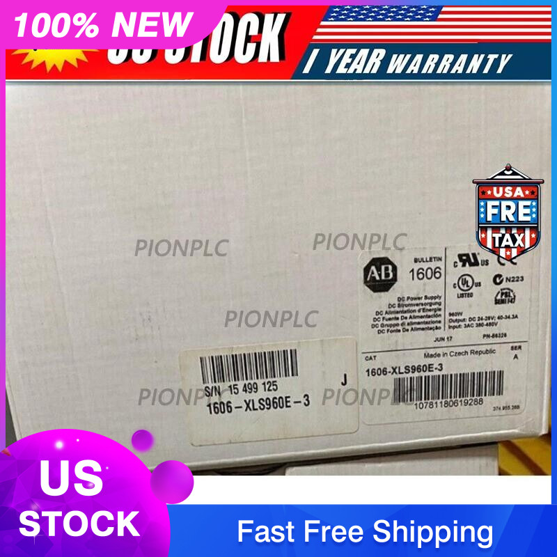 NEW Factory Sealed AB 1606-XLS960E-3 Power Supply 380/480 VAC 960W US Free Tax