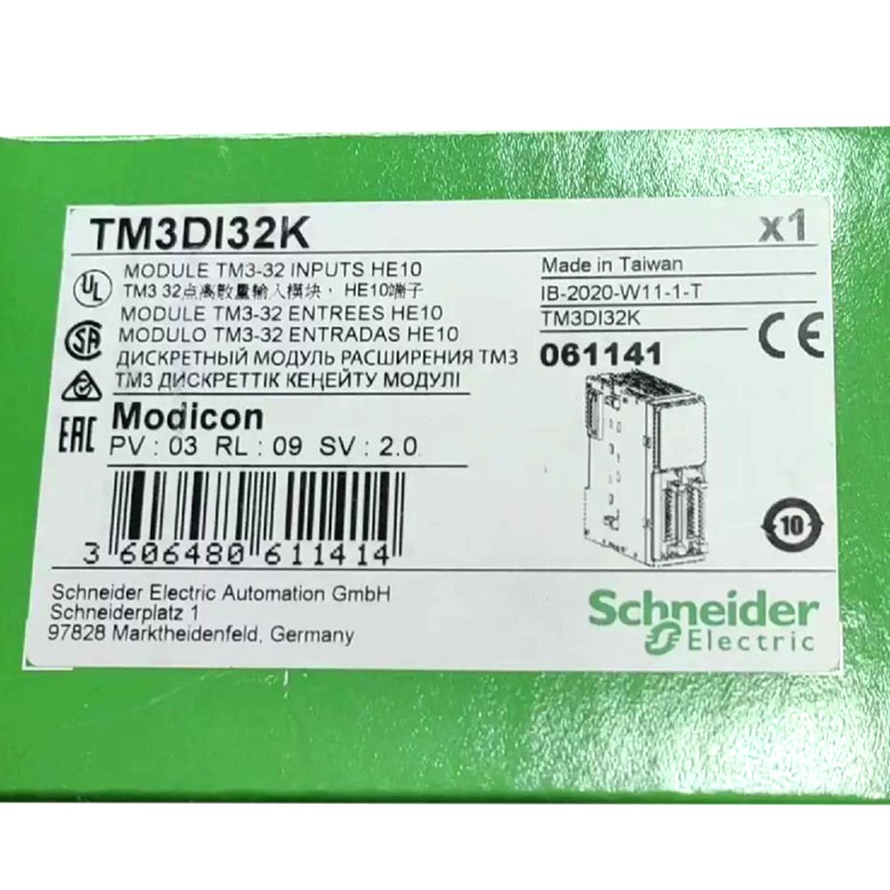 Brand New Original Schneider TM3DI32K PLC Input Module Controller