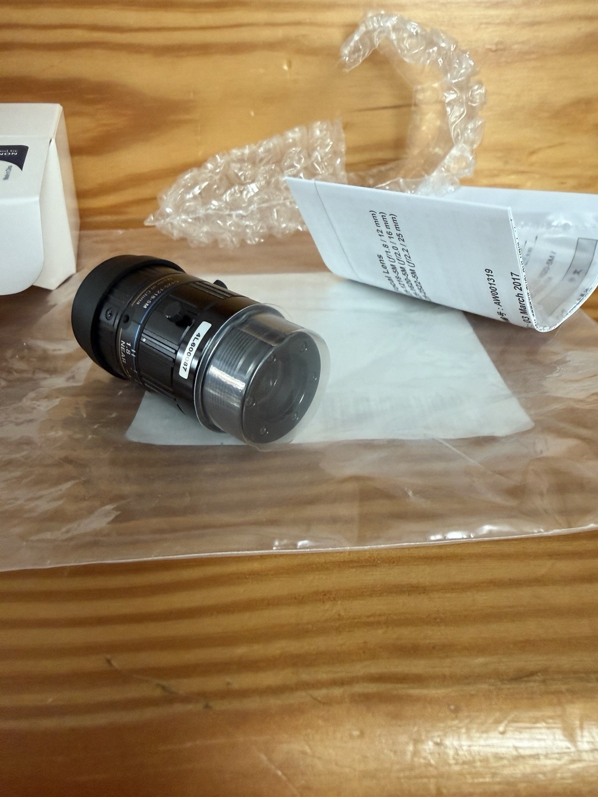 Basler C125-1218-5M 1:1.18/12MM Prime C-Mount Lens Fujinon Industrial Camera