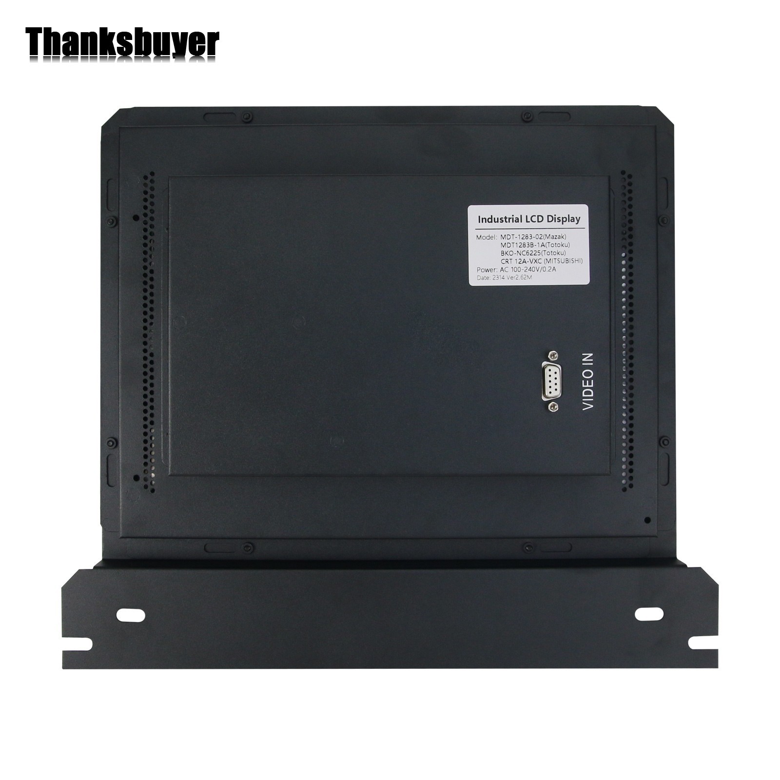 MDT-1283-02 12” CRT Monitor Display Screen Monochrome Amber for Mazak Monitor