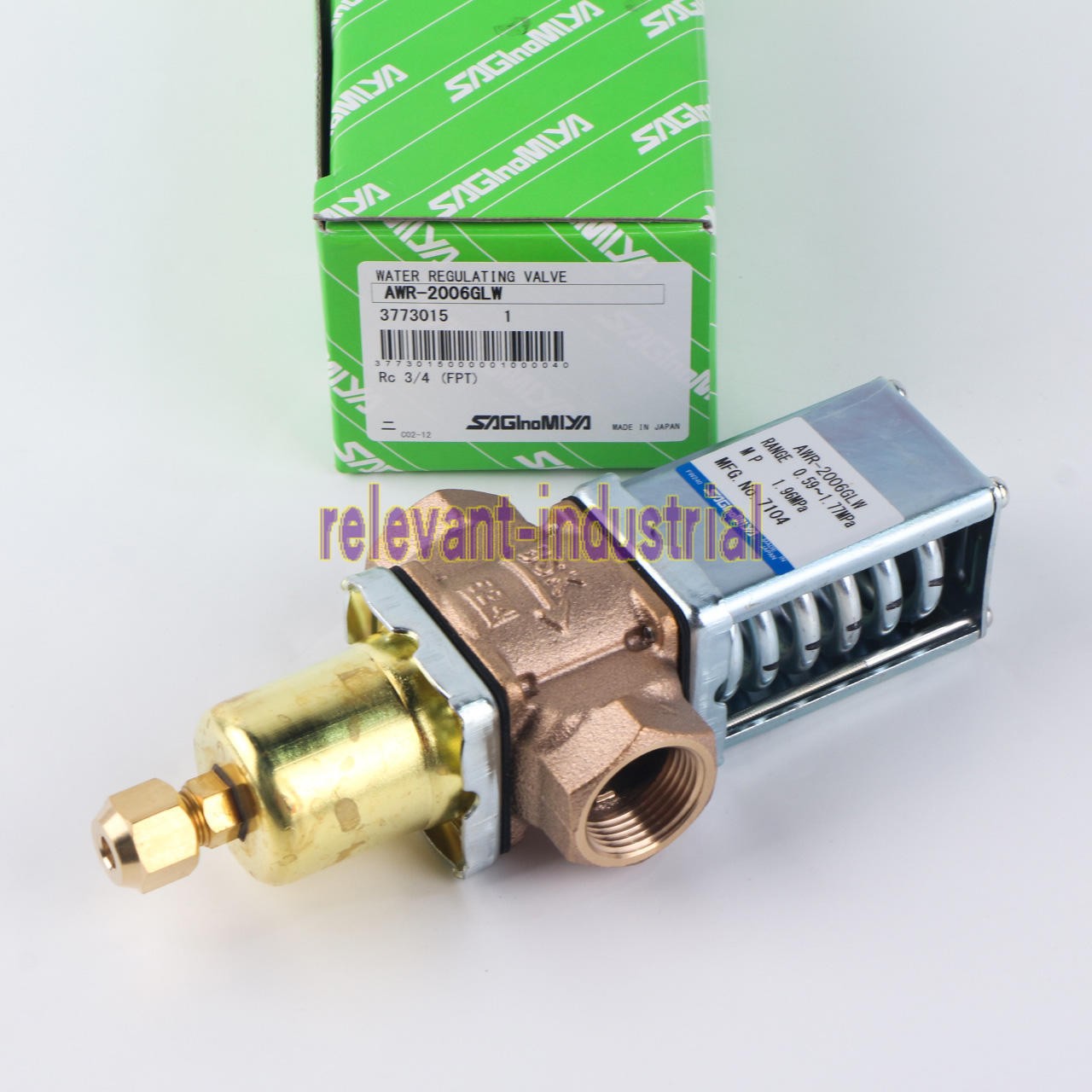1PC New Saginomiya AWR-2006GLW Pressure regulating valve