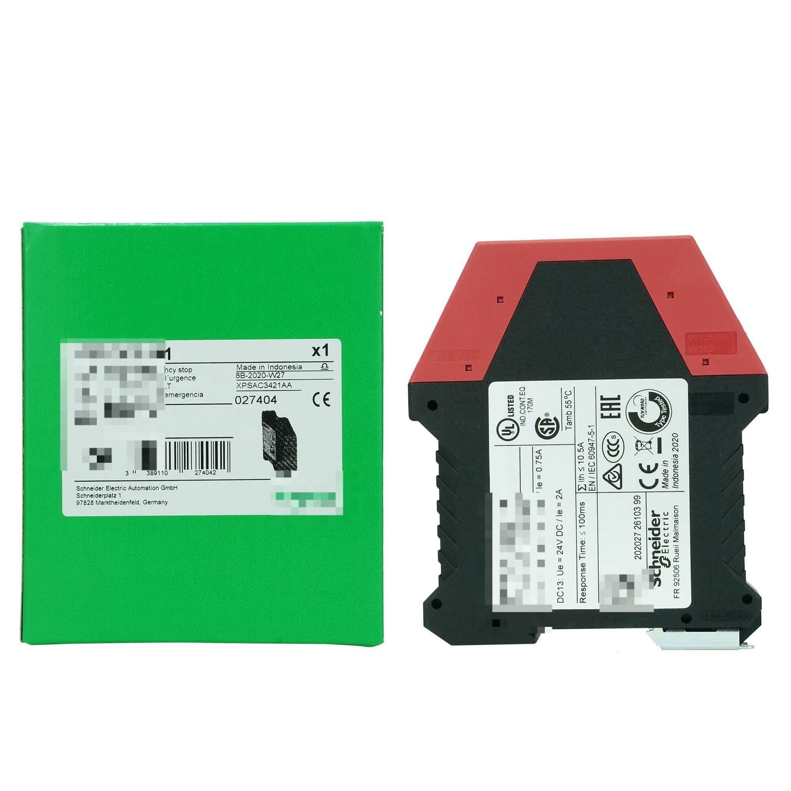 XPSAC3421 Compatible 1PCS Brand New Schneider XPSAC3421 Safety Relay