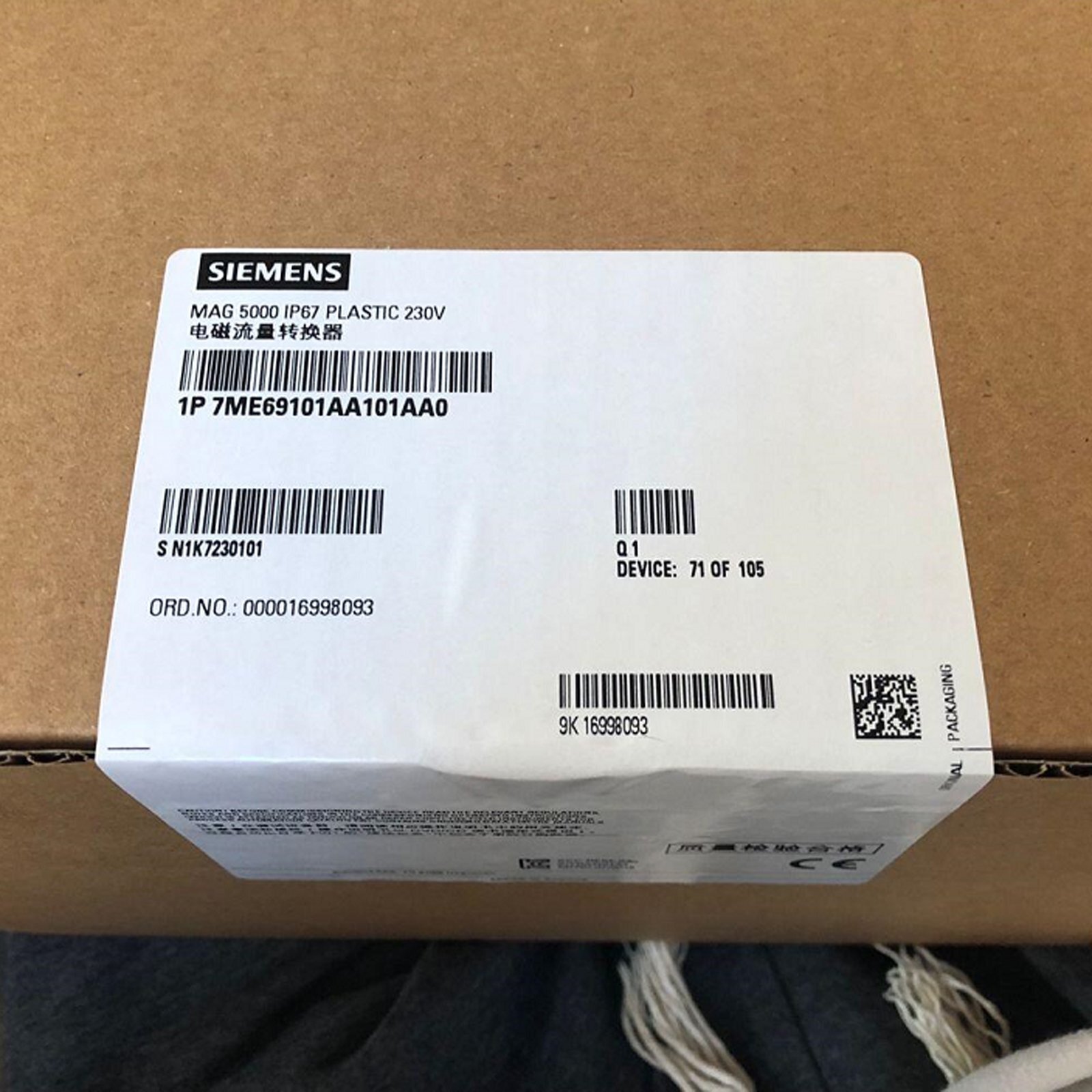 1PC New SIEMENS 7ME6910-1AA10-1AA0 7ME69101AA101AA0 In Box Expedited Shipping