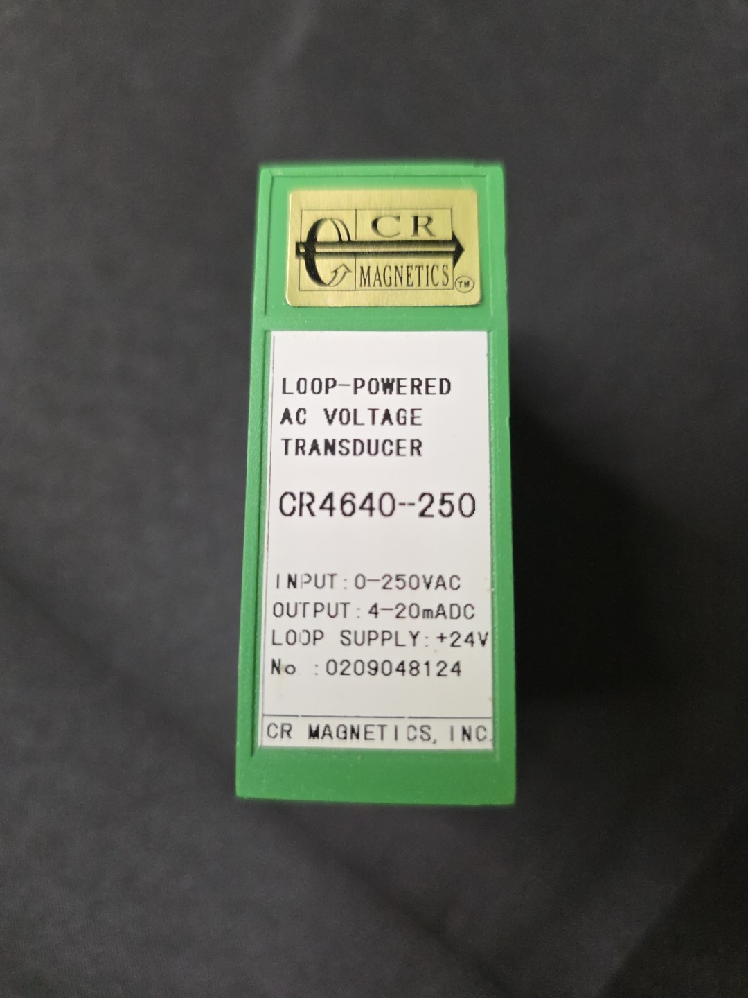 CR Magnetics CR4640-250 LOOP-POWERD AC VOLTAGE TRANSDUCER