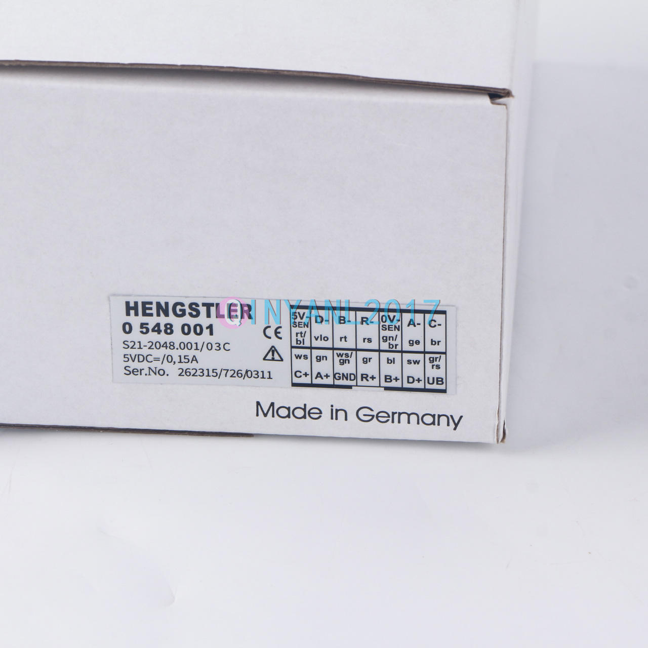 1PCS New HENGSTLER 0548001 0 548 001 S21-2048.001/03C 5VDC 0.15A ENCODER