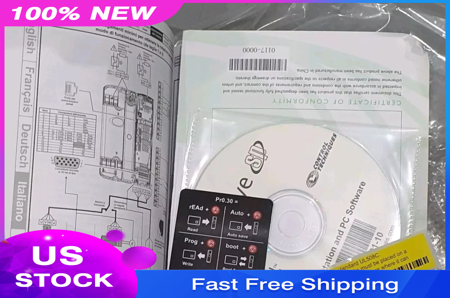 NEW EMERSON NIDEC/CONTROL TECHNIQUES SP1402 Inverter Drive