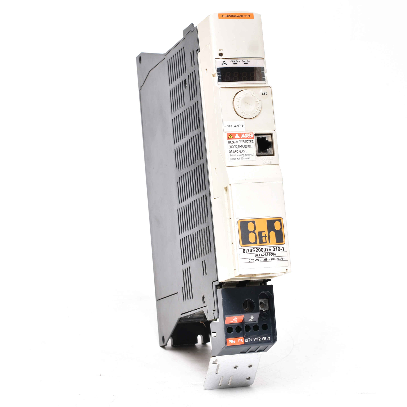 B&R AcoposInverter P74 0.75kW 8I74S200075.010-1 -used-