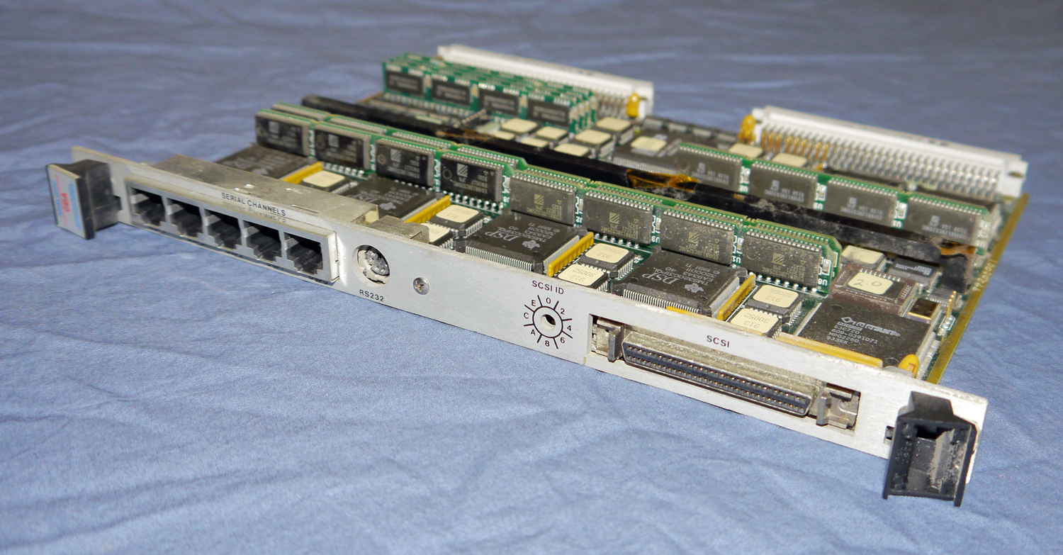 Xycom Analogic CDA XVME VME TI DSP SCSI I/O Module Serial RS232 Card Board