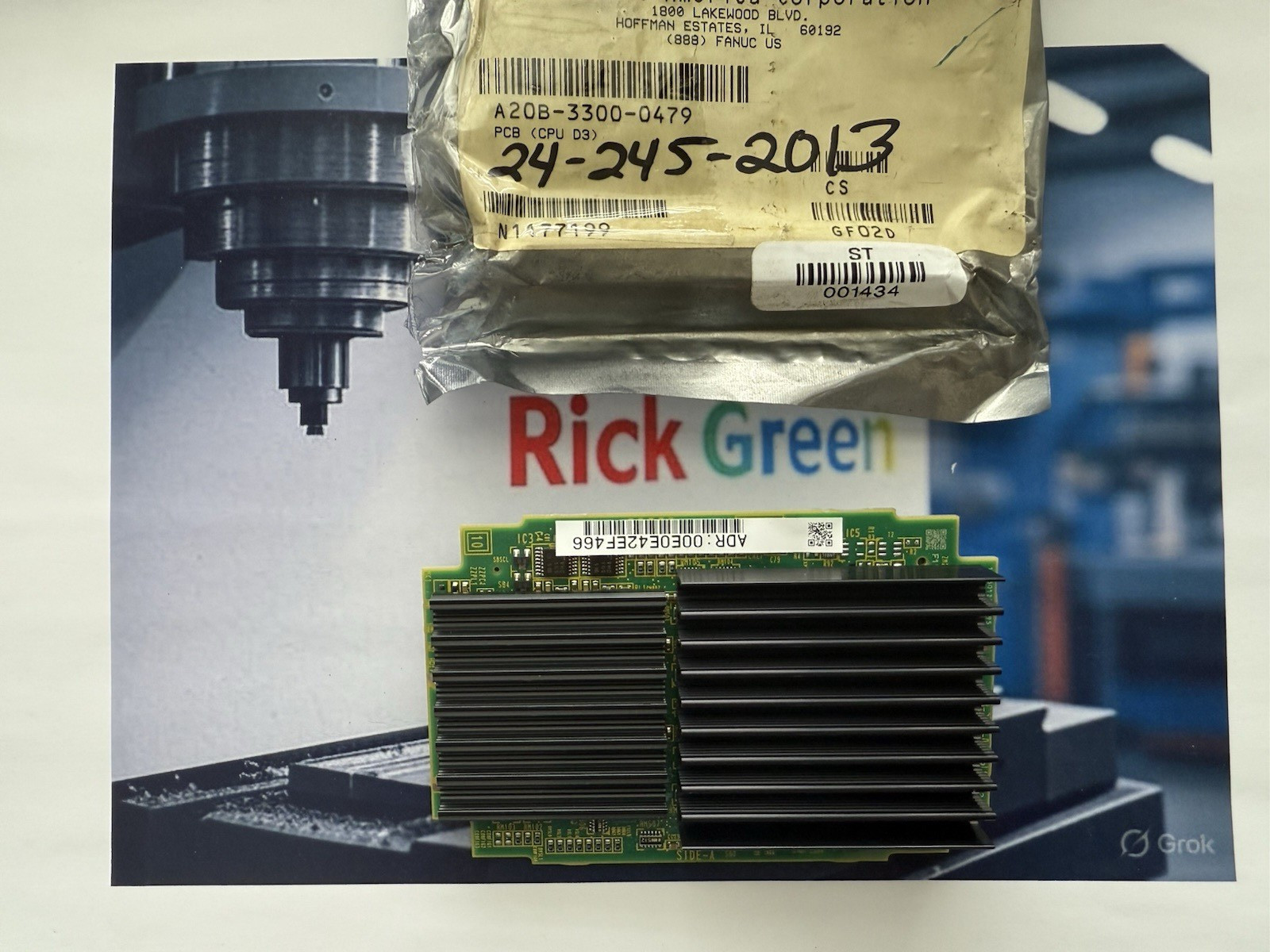 FANUC CPU Card D3 A20B-3300-0479 US NDA Available 30 Days Free Return