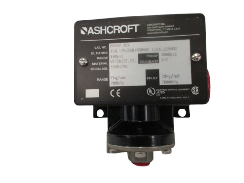 ASHCROFT B424VXCY PRESSURE SWTICH 100 PSI NSNP