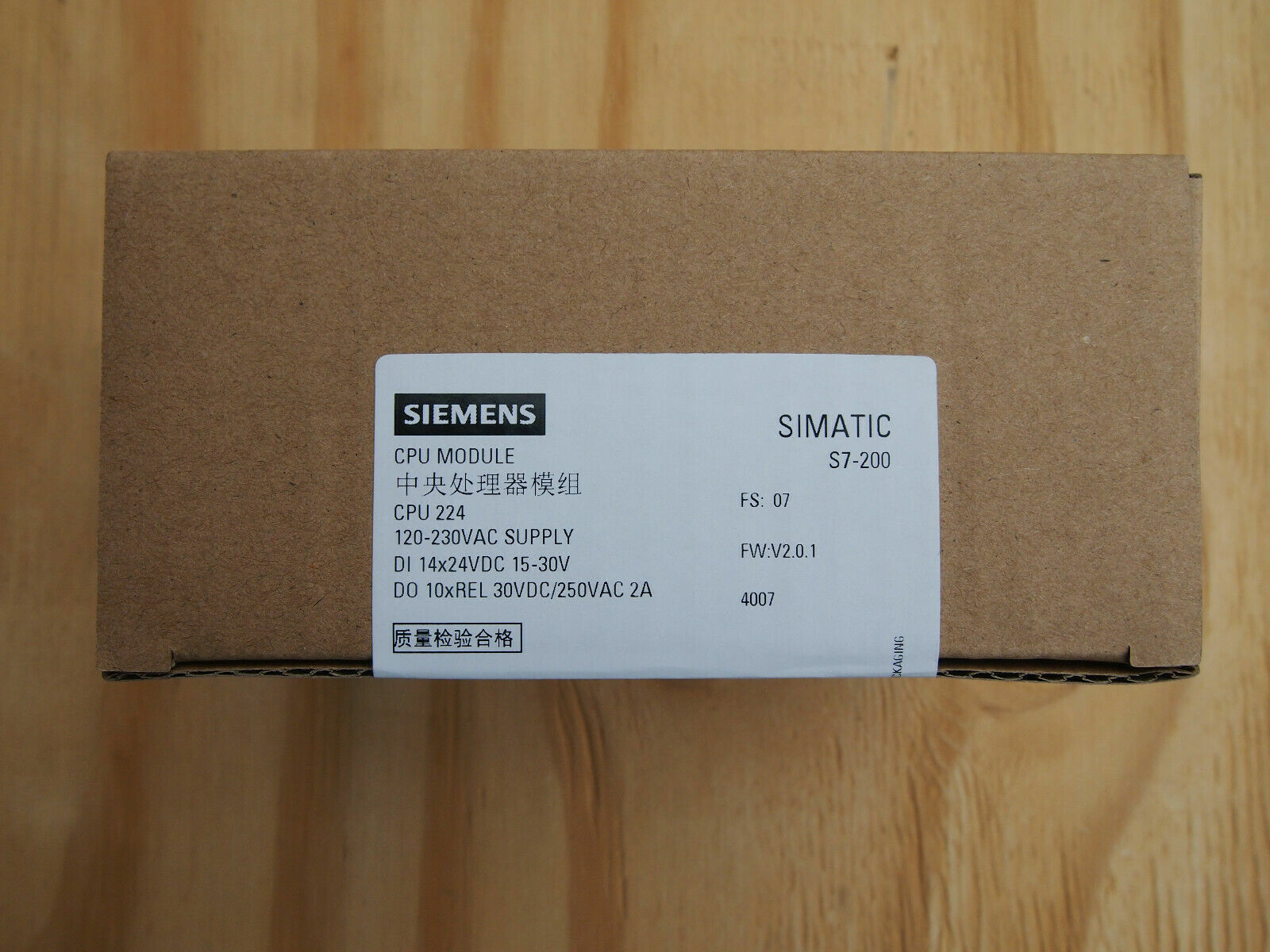 Siemens 6ES7214-1BD23-0XB0 SIMATIC S7-200 CPU Module 6ES7 2141BD230XB0 New