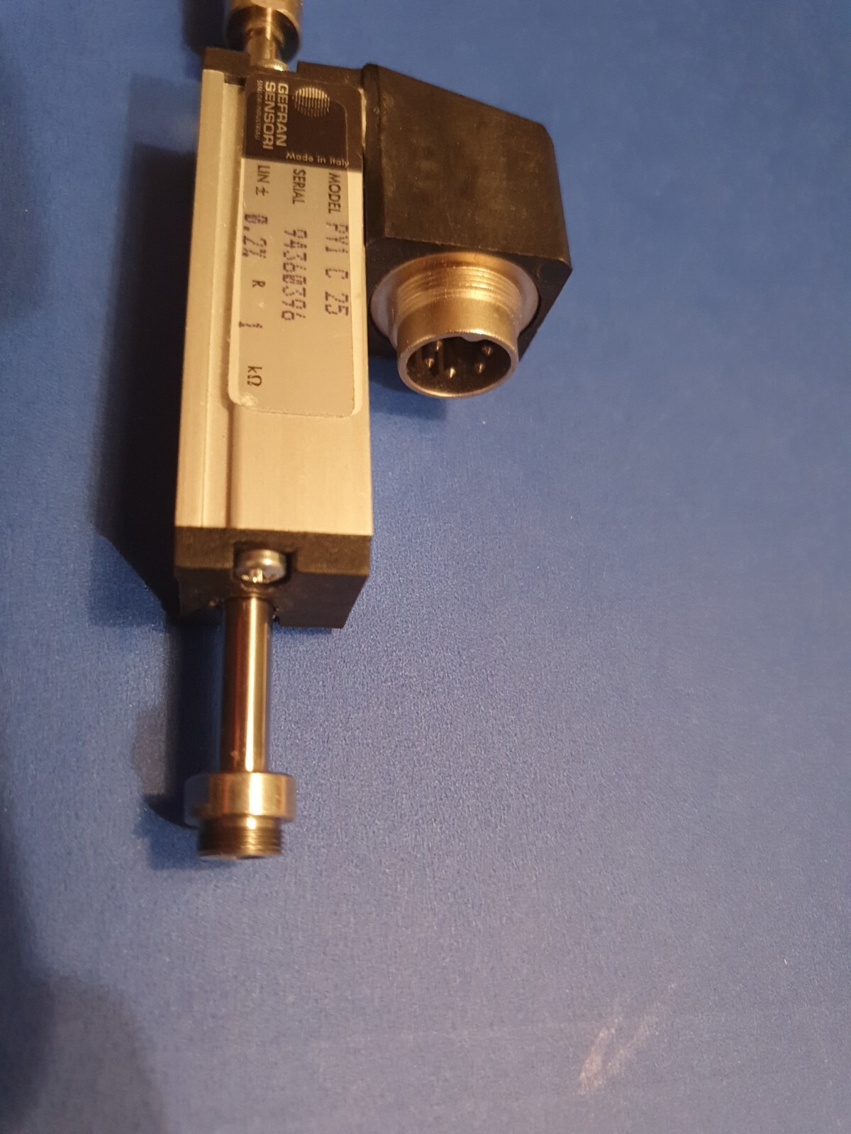 GEFRAN PY-1-C-25 (NEW) RECTILINEAR DISPLACEMENT TRANSDUCER PY1 C 25 PY1C25