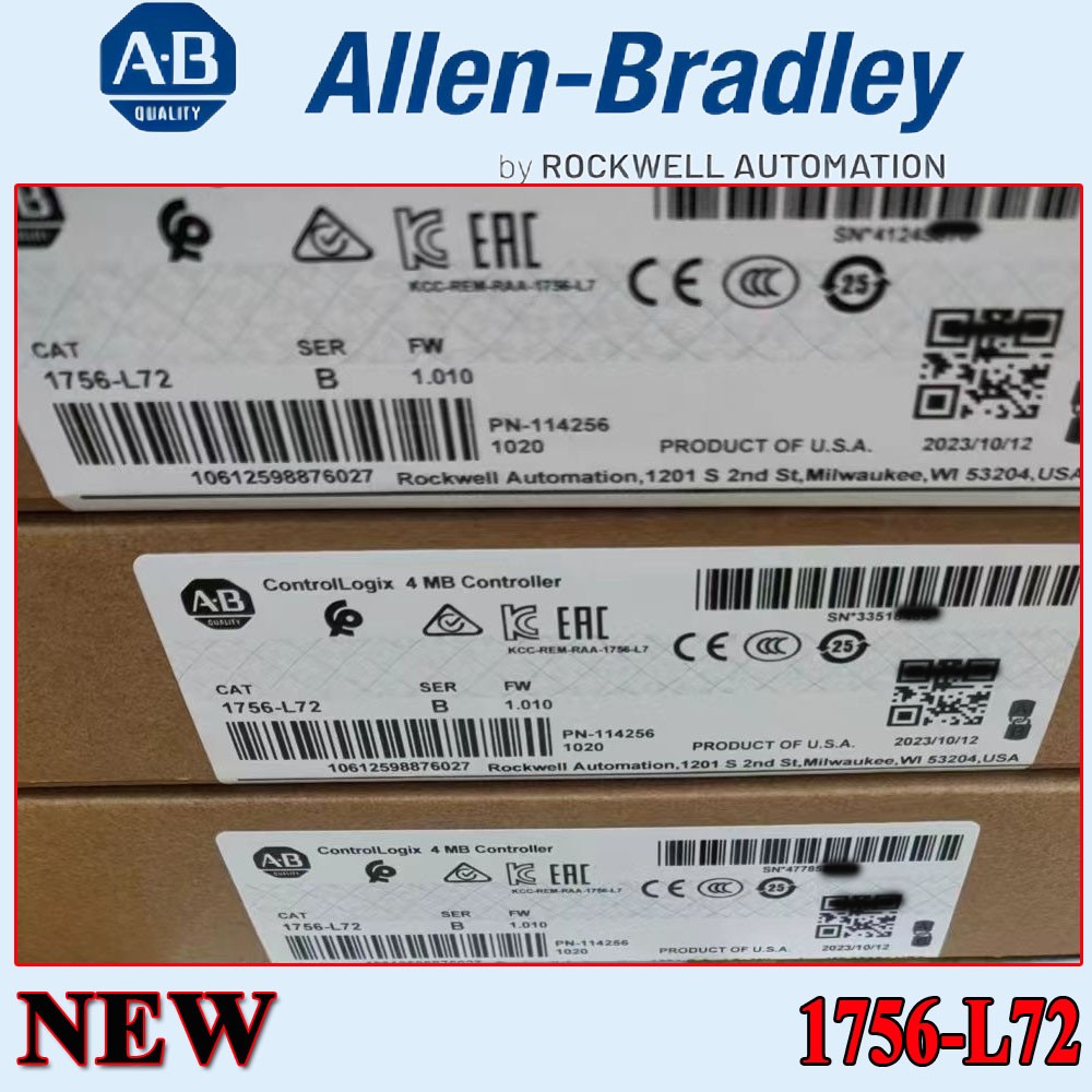 New Sealed NEW PLC 1756-L72 Logix5572 Processor 4MB Free Shipping US