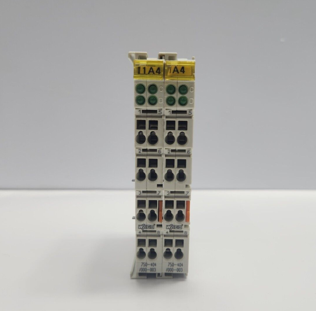 WAGO 750-404/000-003 FREQUENCY COUNTER MODULE – LOT OF 2