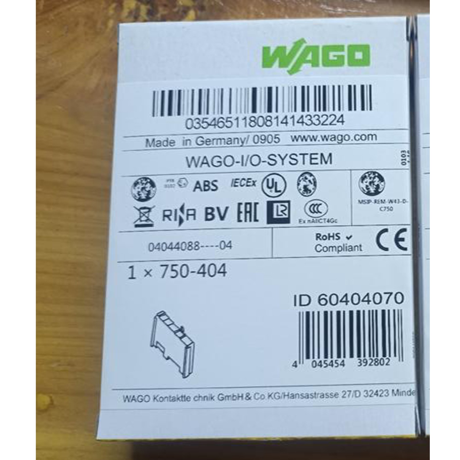 1PCS New Wago 750-404 PLC Module Free Shipping#QW
