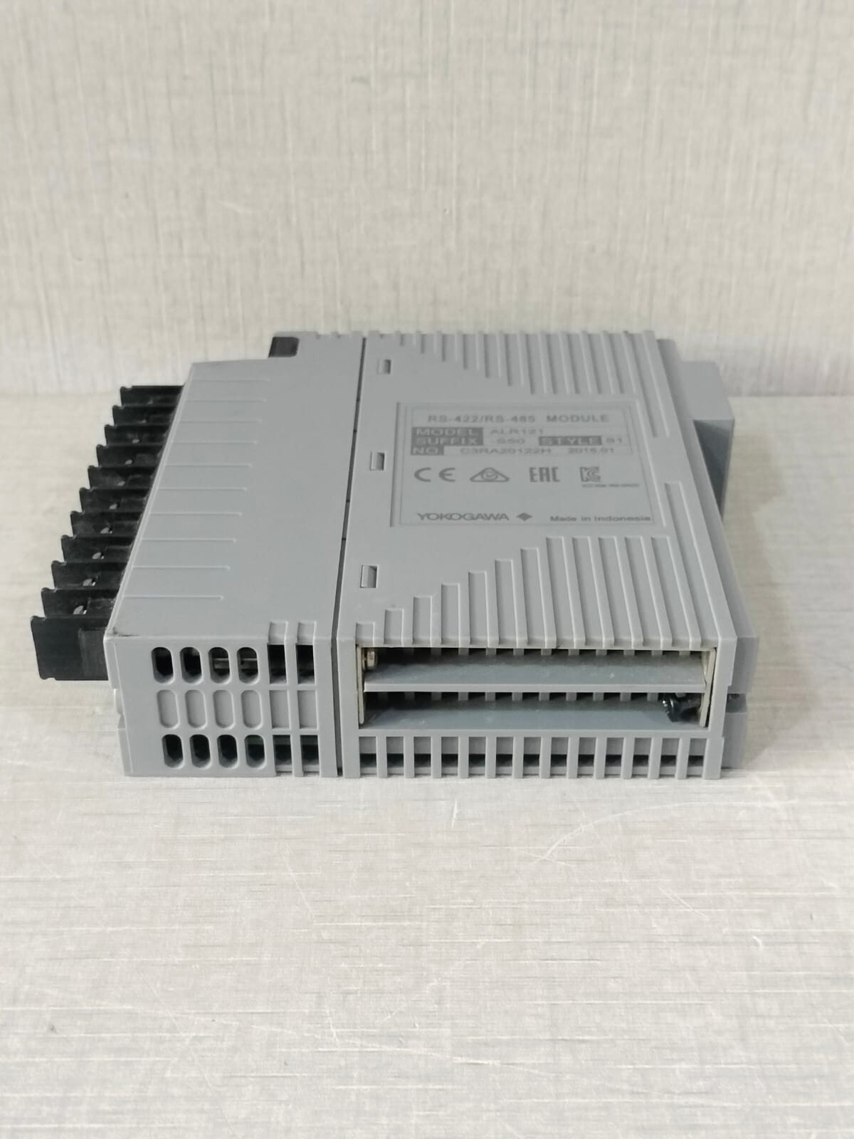 YOKOGAWA ALR121 -S50 S1 RS-422/RS-485 MODULE ALR121 WITHOUT FRONT COVER