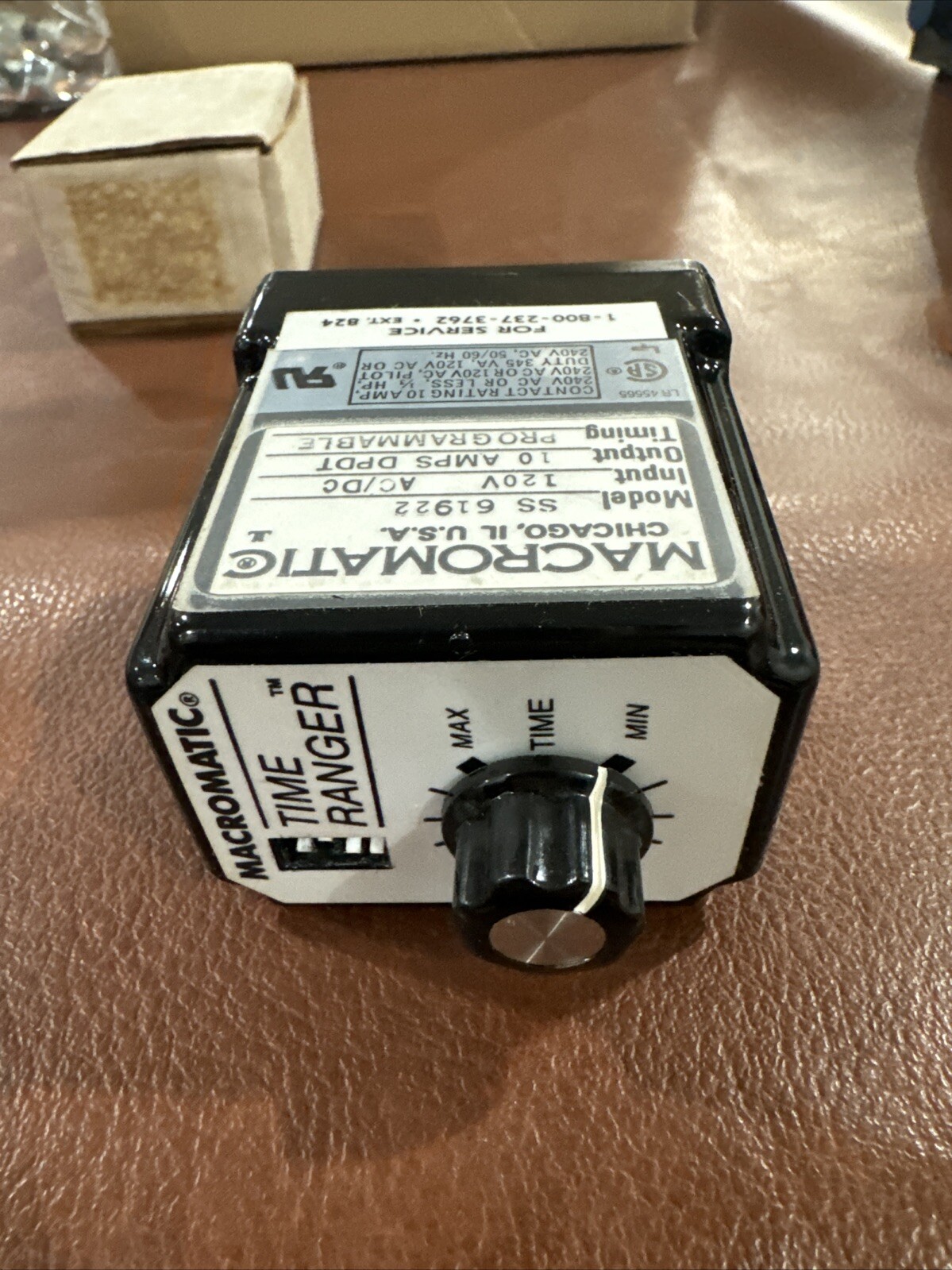 MACROMATIC SS-61922 Solid State TIMER Delay Relay Fuse Programmable #GLB-2-8