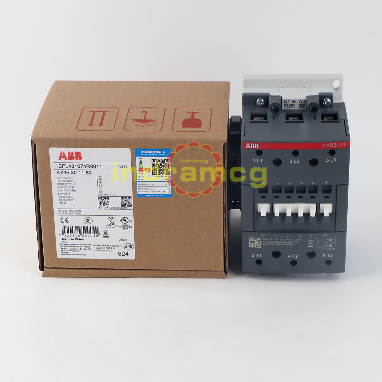 ONE NEW ABB AX95-30-11 95A AC220-230V AX95-30-11-80 1SFL431074R8011