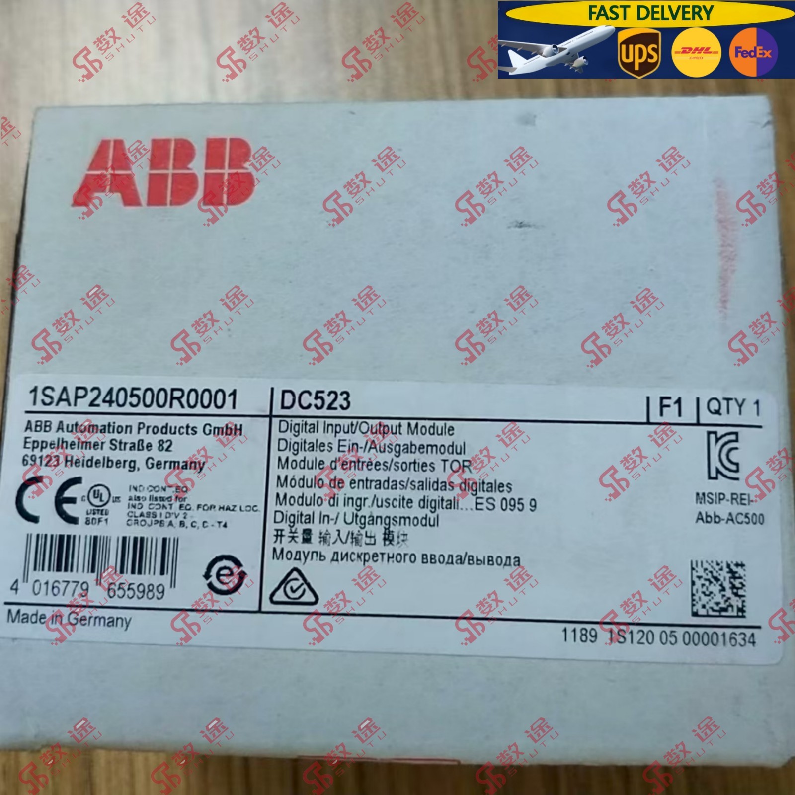 1Pcs New ABB DC523 1SAP240500R0001 PLC module #by UPS or DHL express