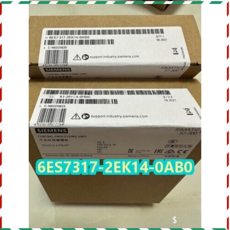 6ES7317-2EK14-0AB0 1PCS Brand New Siemens 6ES7 317-2EK14-0AB0 Fast Delivery