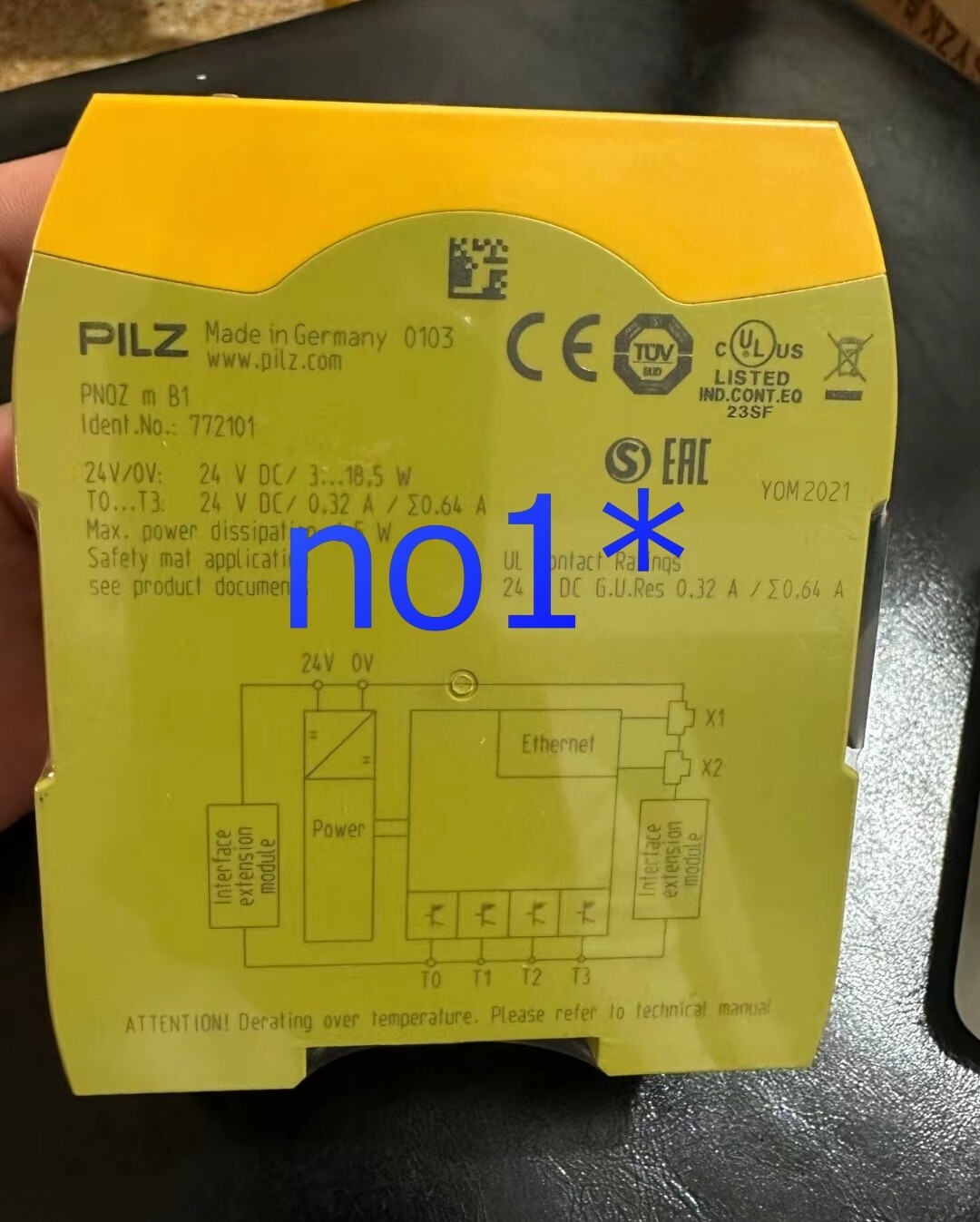 772101 safety relay PNOZ m B1 772101